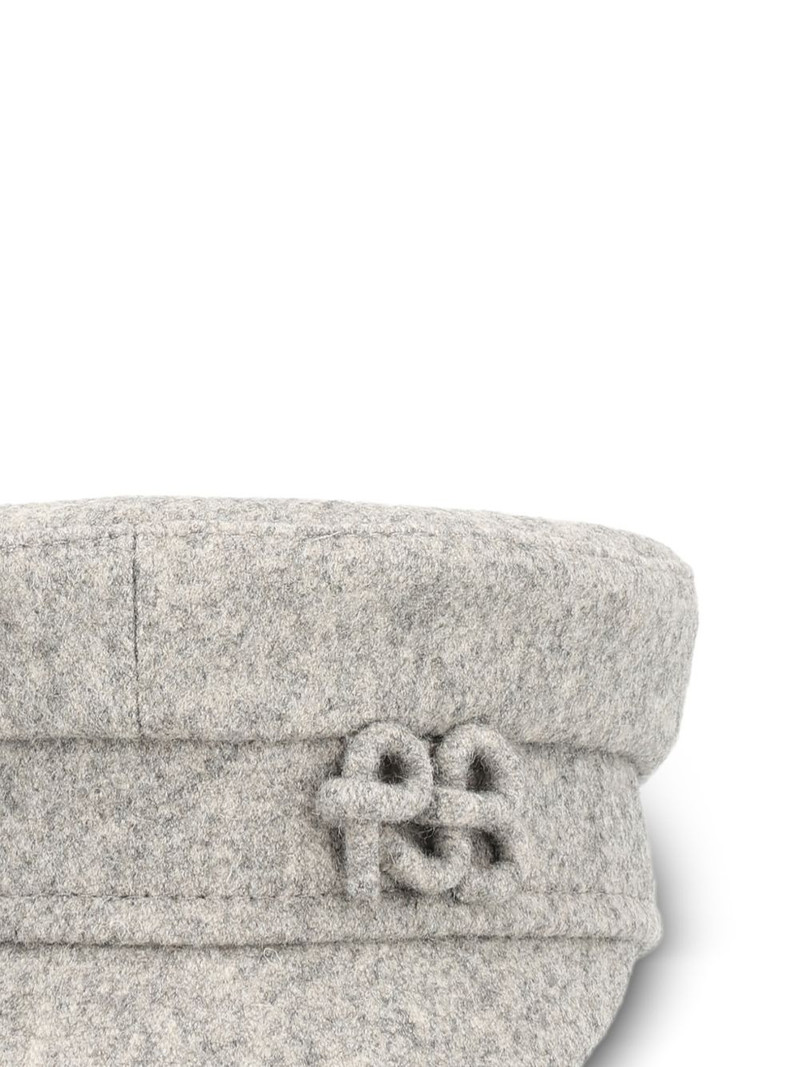 RUSLAN BAGINSKIY knot-detail beret hat outlook