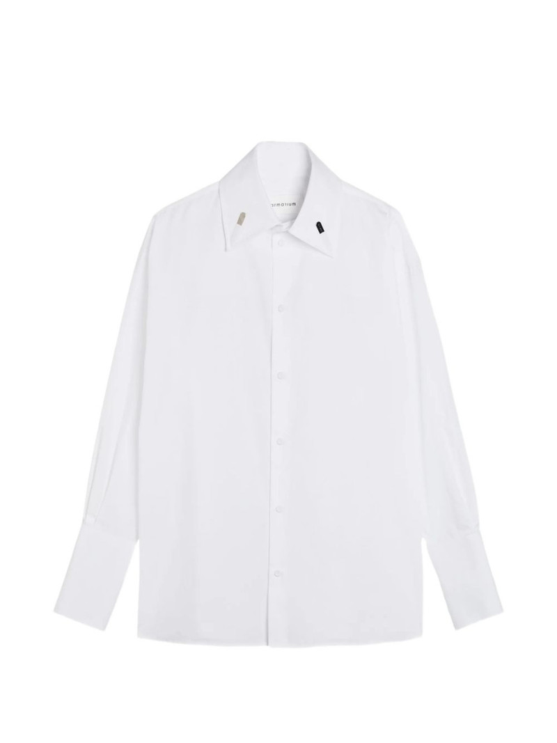 pin-collar button-fastening shirt 1