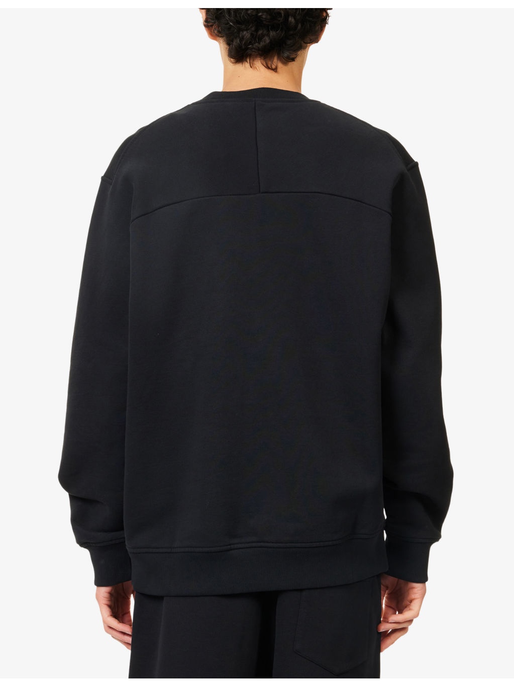 Regular-Fit Embroidered-Patch Cotton-Jersey Sweatshirt - 4