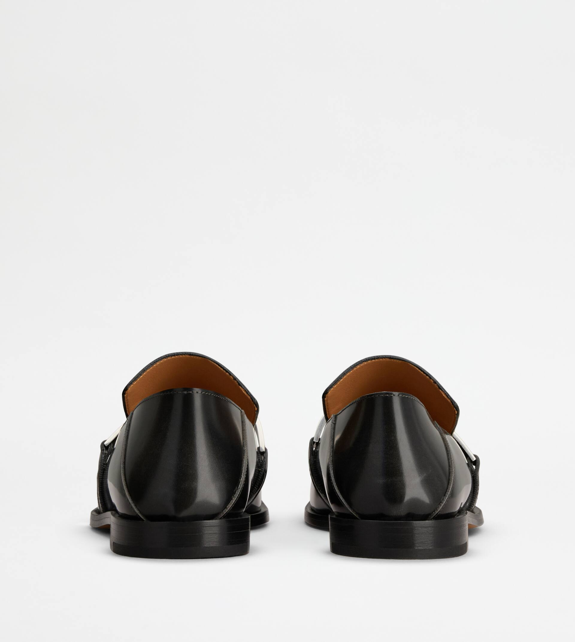 LOAFERS IN LEATHER - GREY - 3