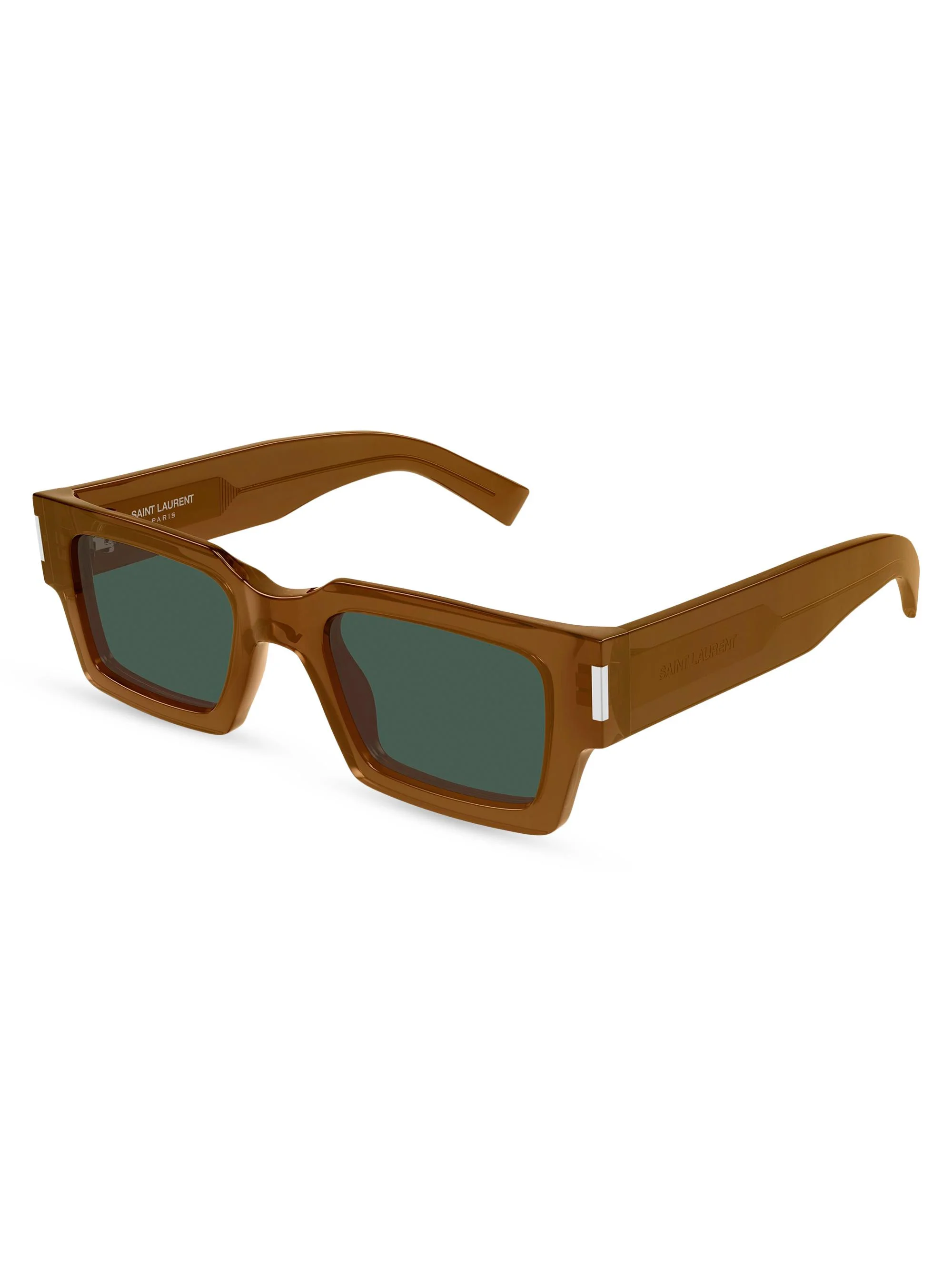 Men's Wirecore 50MM Square Sunglasses - Brown Green - 1