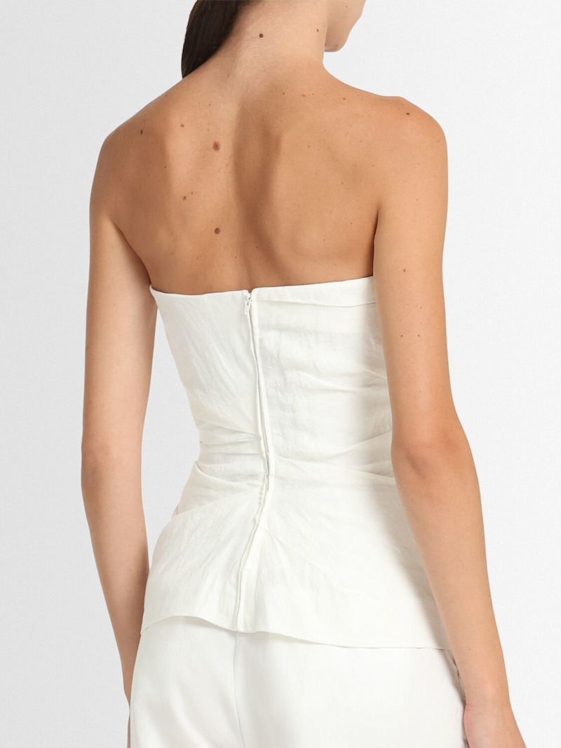 Izel linen bandeau top - 3