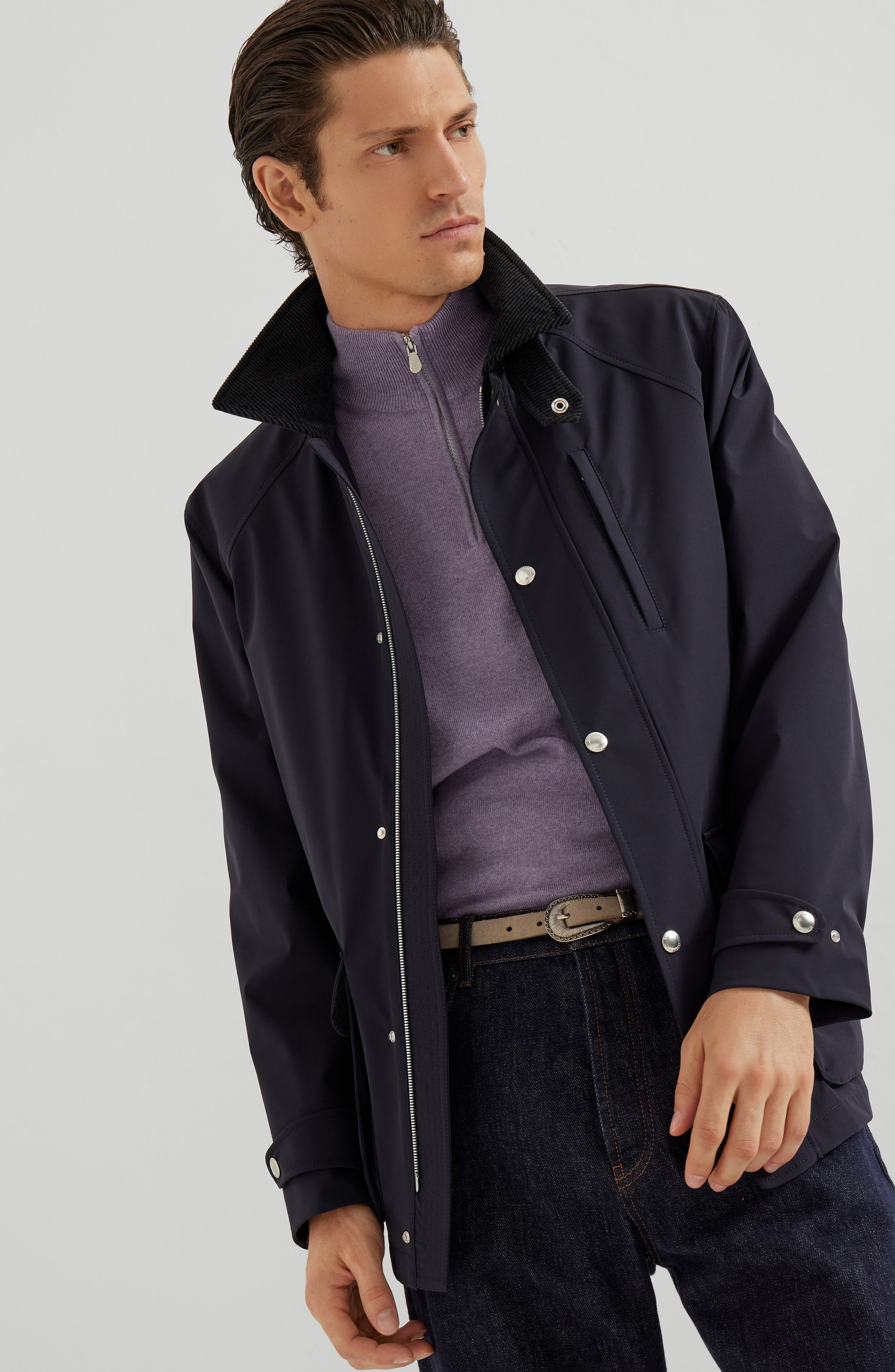 Brunello Cucinelli Cashmere sweater in Lilac at Nordstrom - 5