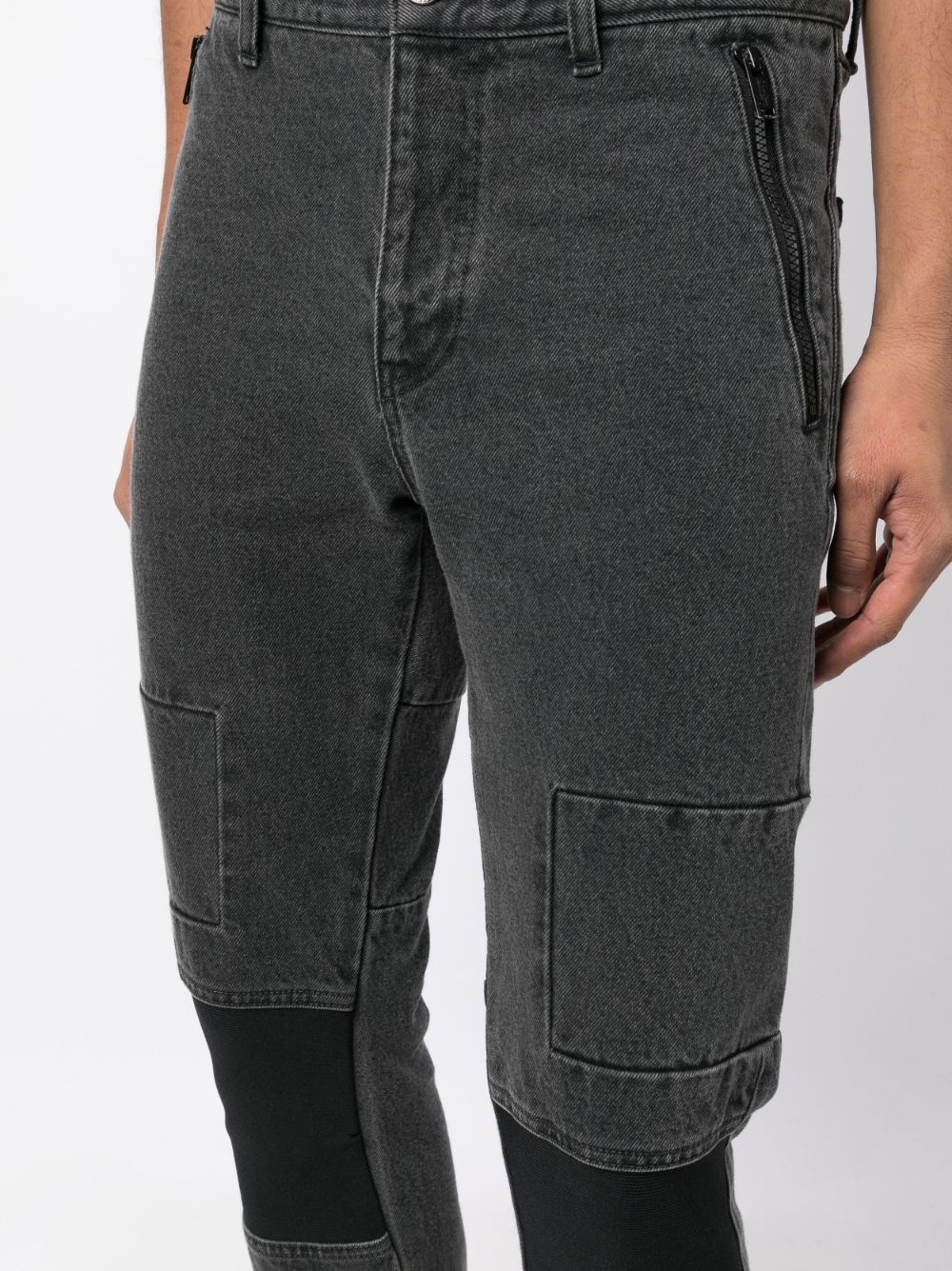 mid-rise slim-cut jeans - 5