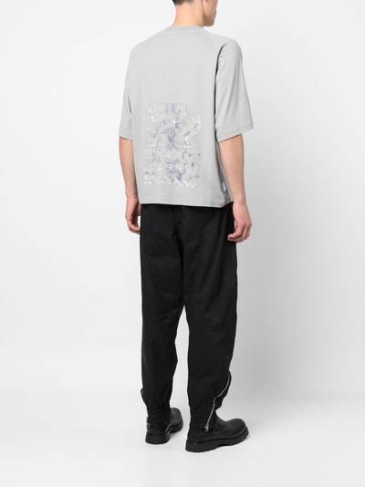 Stone Island Shadow Project graphic-print cotton T-shirt outlook