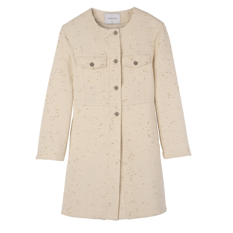 Coat Ivory - Tweed 1