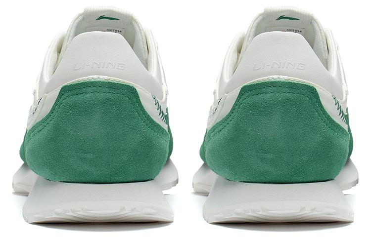 (WMNS) Li-Ning ChengFeng Sneakers 'White Green' AGCT174-3 - 4