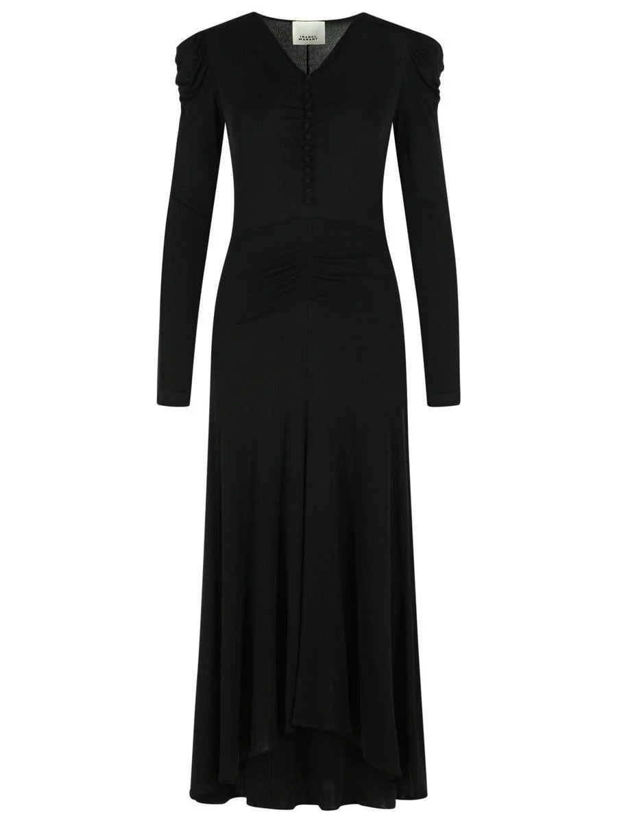 Isabel Marant 'Nejma' Black Viscose Dress - 1
