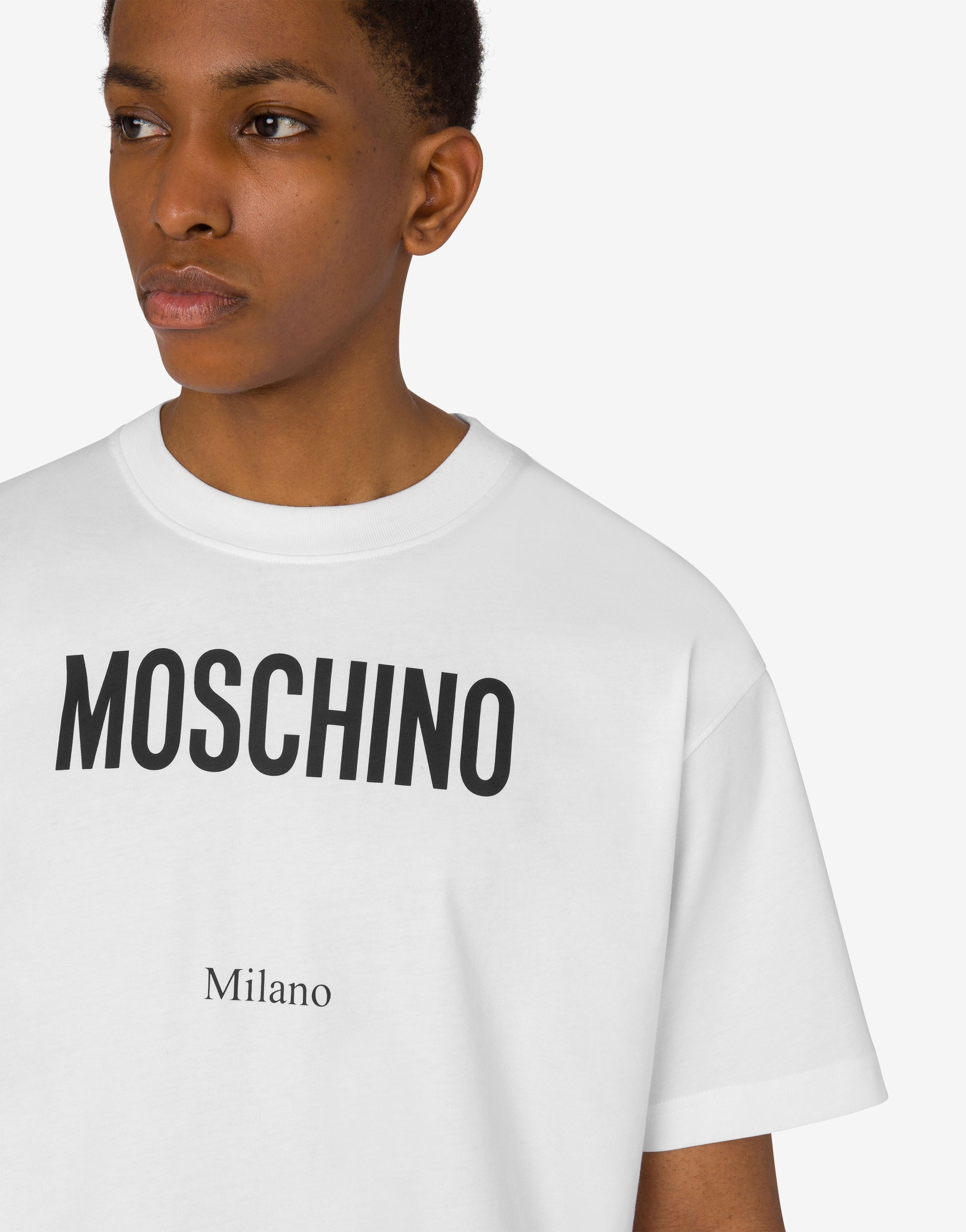 PRINTED ORGANIC COTTON JERSEY T-SHIRT - 4