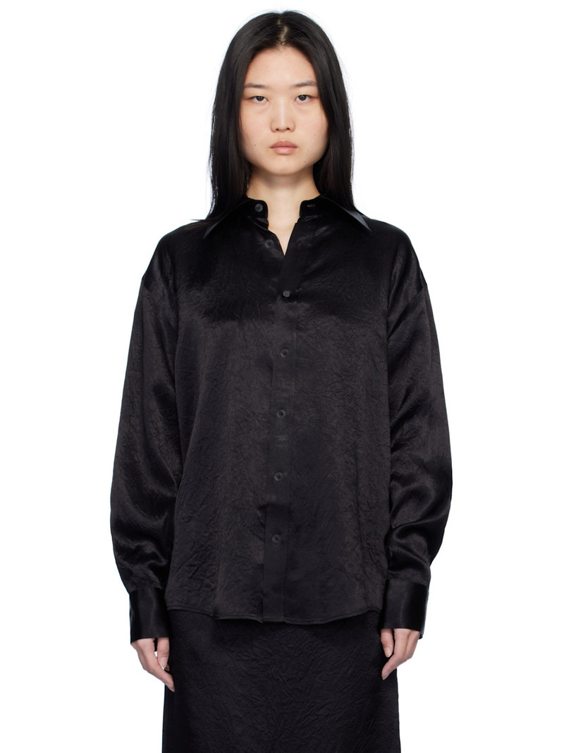 Black Crinkle Shirt 1