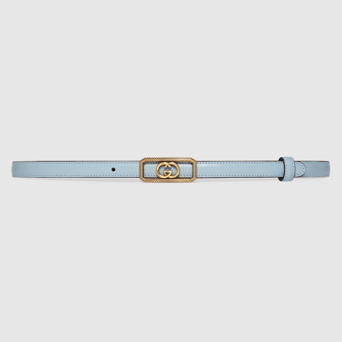 Thin belt with Interlocking G buckle - 1