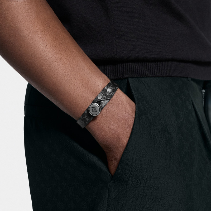 LV Studs Leather Bracelet 7