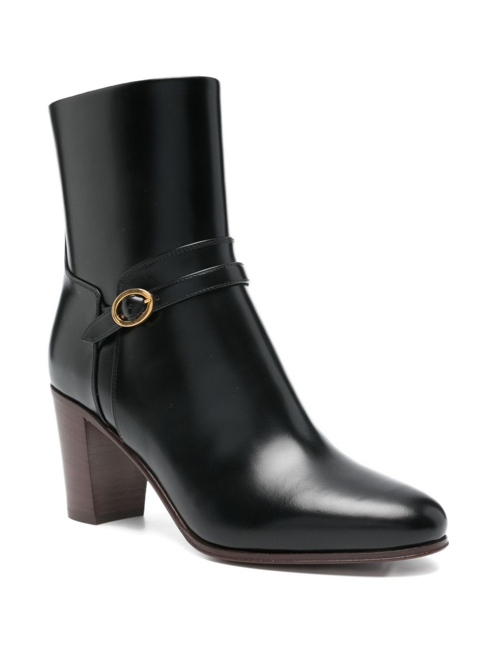 Pattie leather buckle-fastening boots - 2