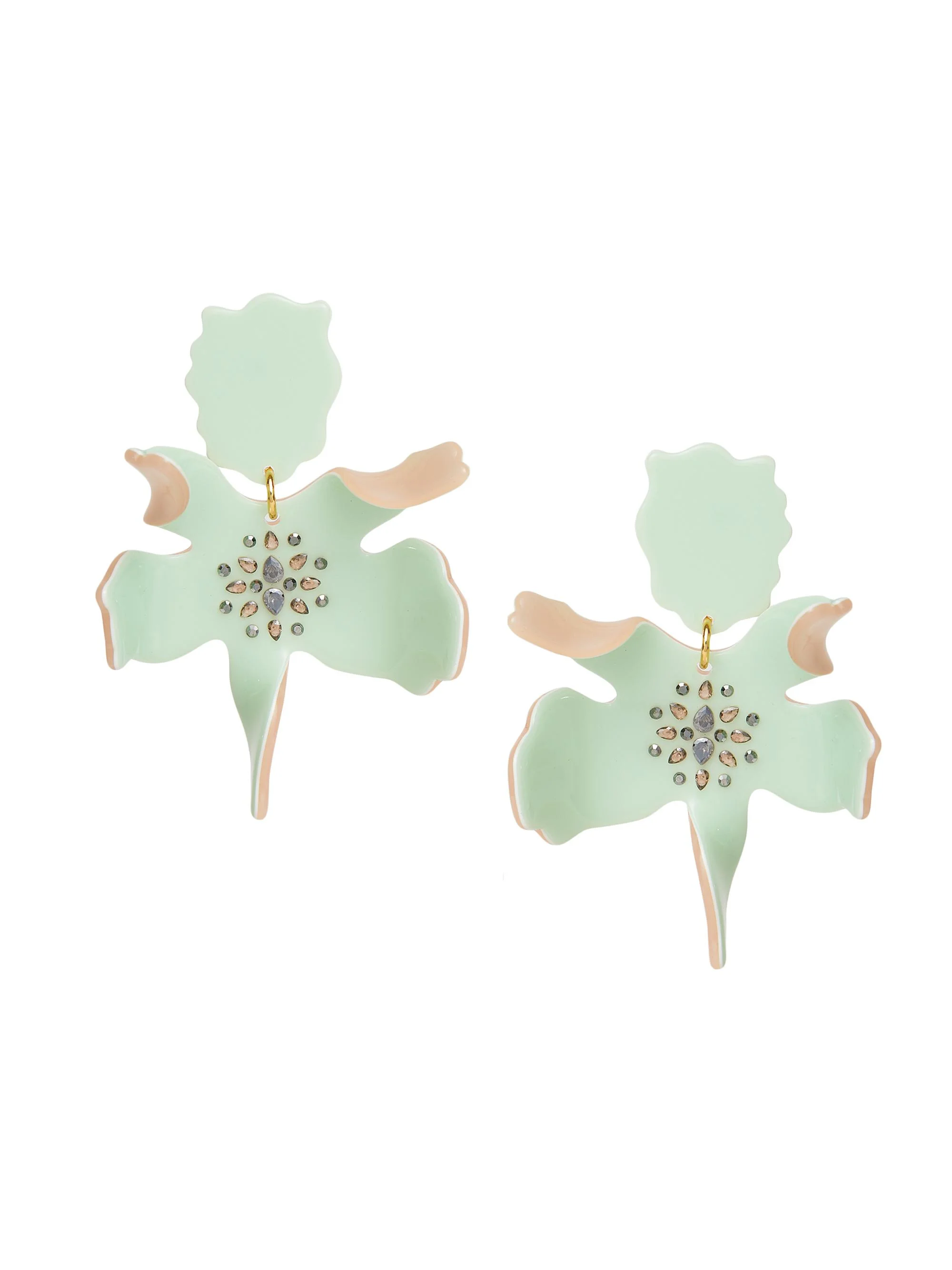 Women's Paper Lily EarringsOsKiwi Sparkle 300 - Kiwi Sparkle - 1