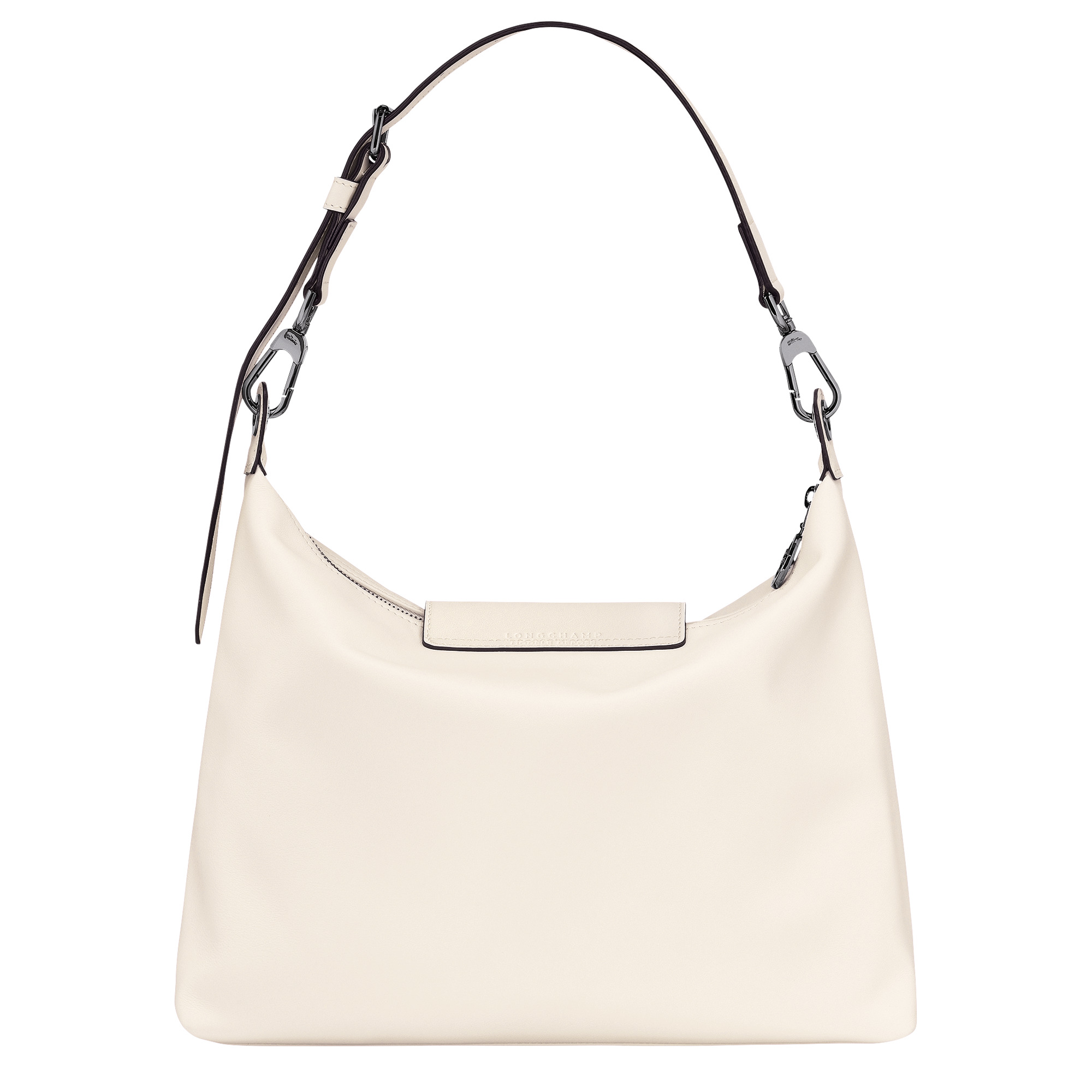 Le Pliage Xtra M Hobo bag Ecru - Leather - 4