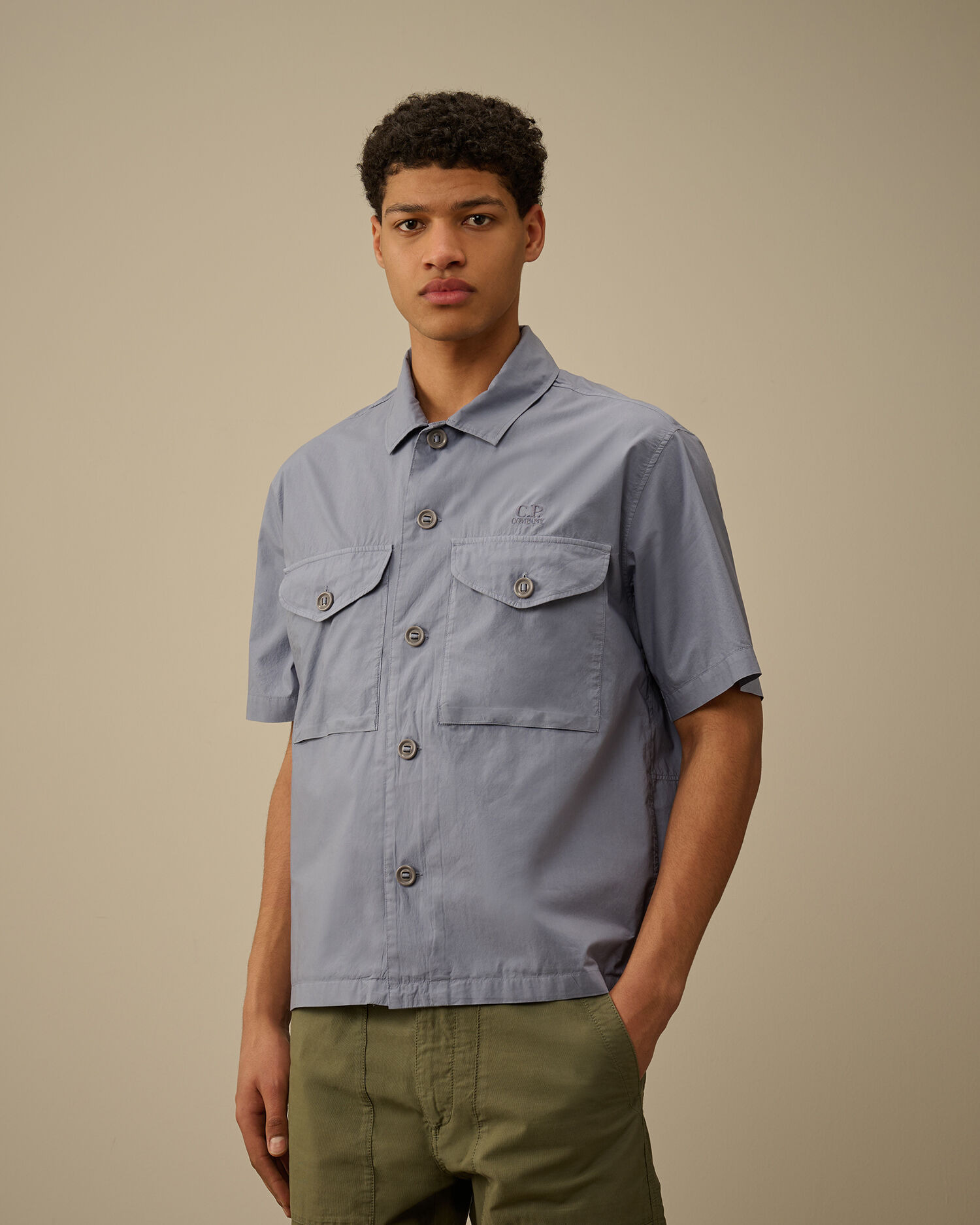 Popeline Boxy Short Sleeve Shirt - 3