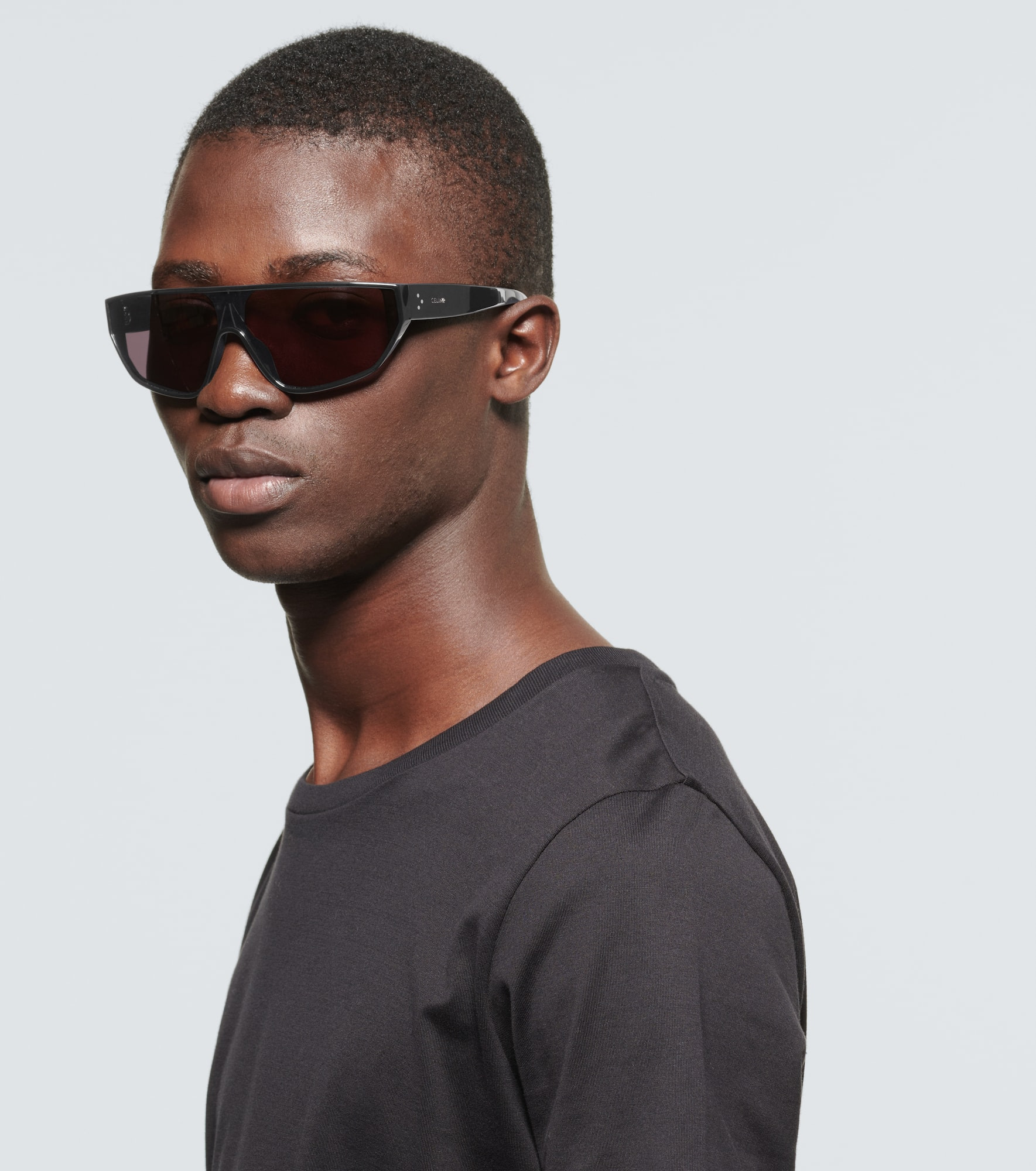 Rectangle-frame acetate sunglasses - 2