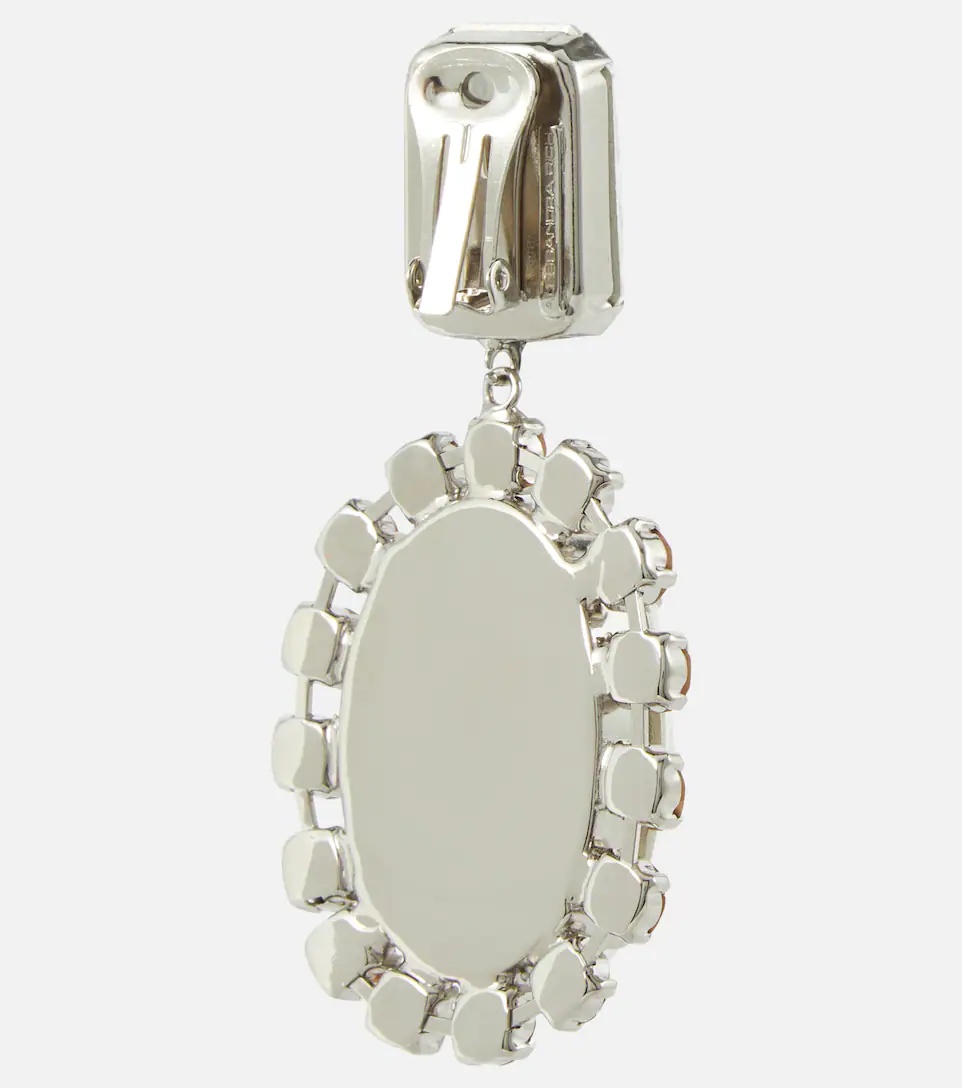 Embellished clip-on earrings - 5