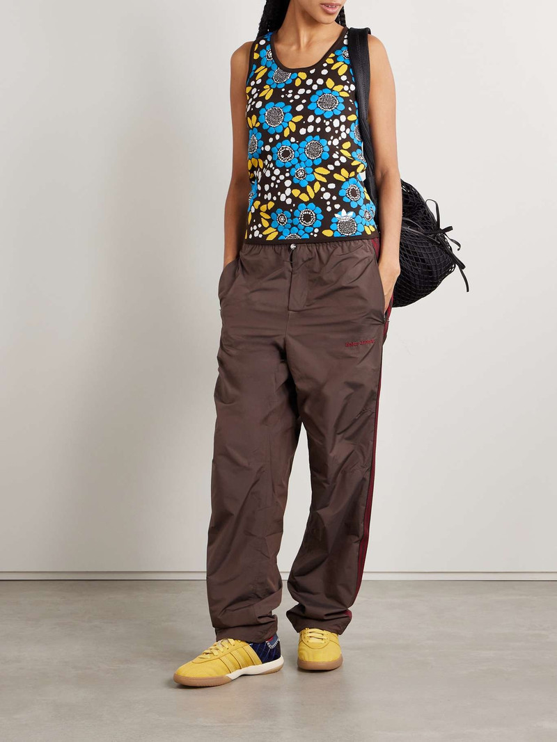 adidas Originals + Wales Bonner jacquard-knit tank Blue outlook