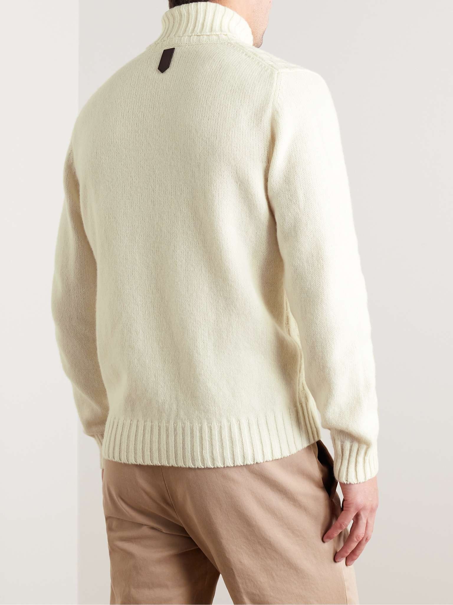 Wool-Blend Rollneck Sweater - 4