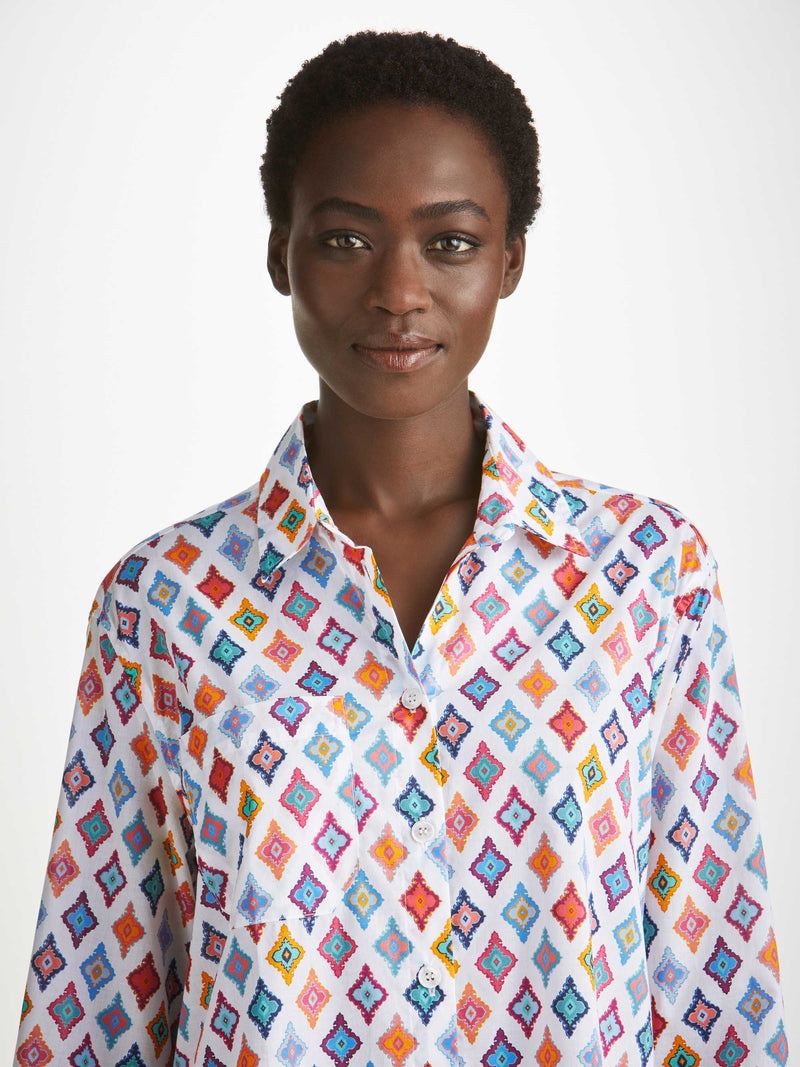 Women's Nightshirt Ledbury 66 Cotton Batiste Multi - 5