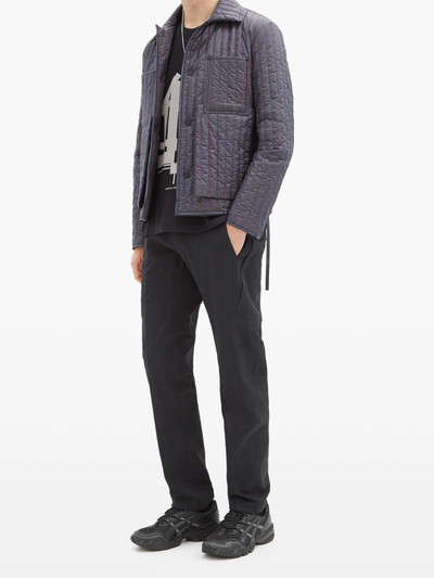 Craig Green Topstitched quilted nylon jacket outlook