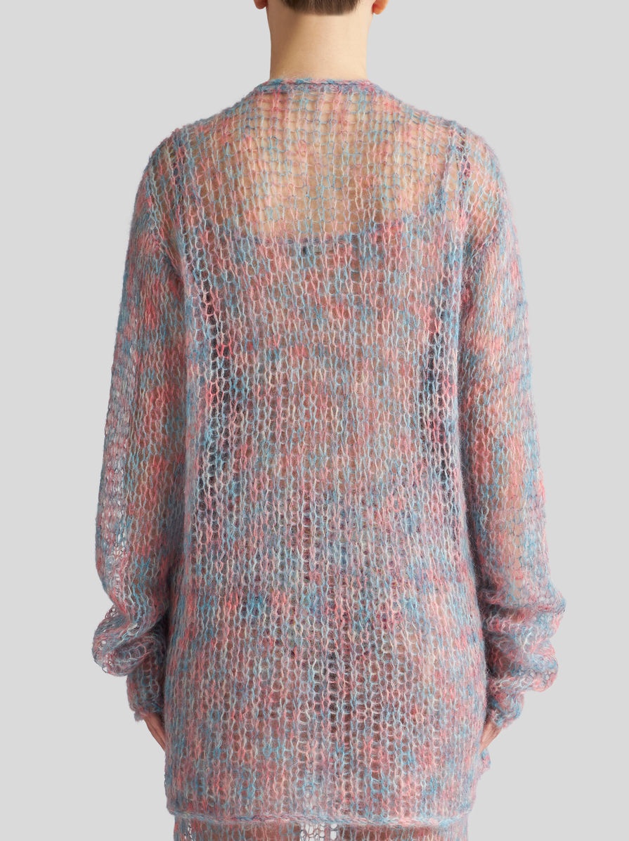 WOOL AND MOHAIR CARDIGAN - 5