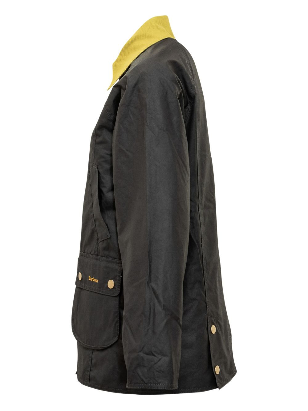 contrast-collar jacket - 3