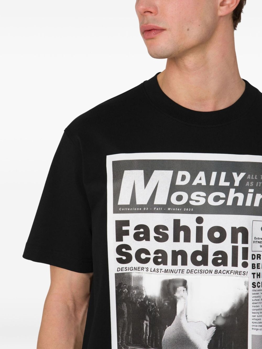 NEWSPAPER-PRINT T-SHIRT - 5
