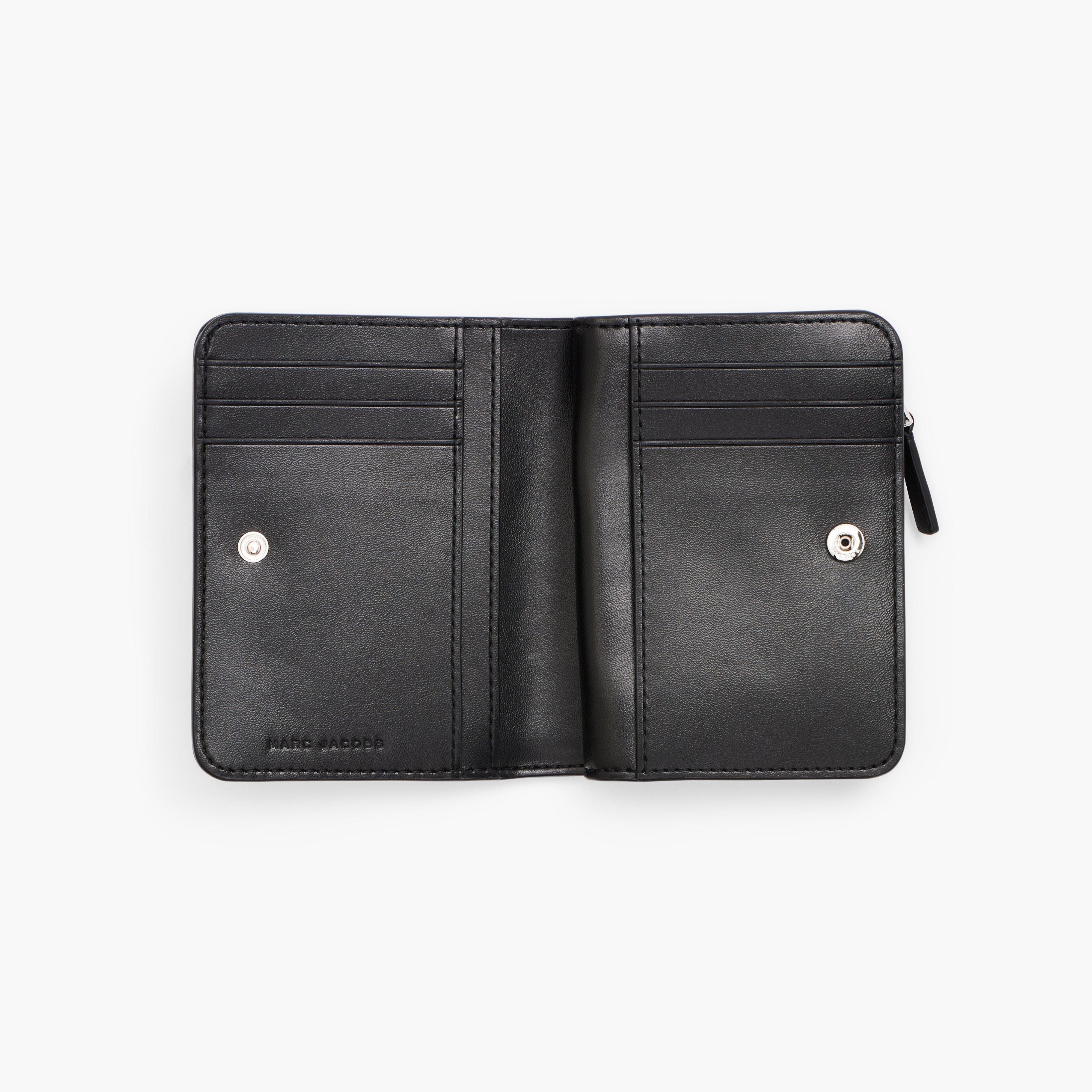 THE LEATHER J MARC MINI COMPACT WALLET - 2