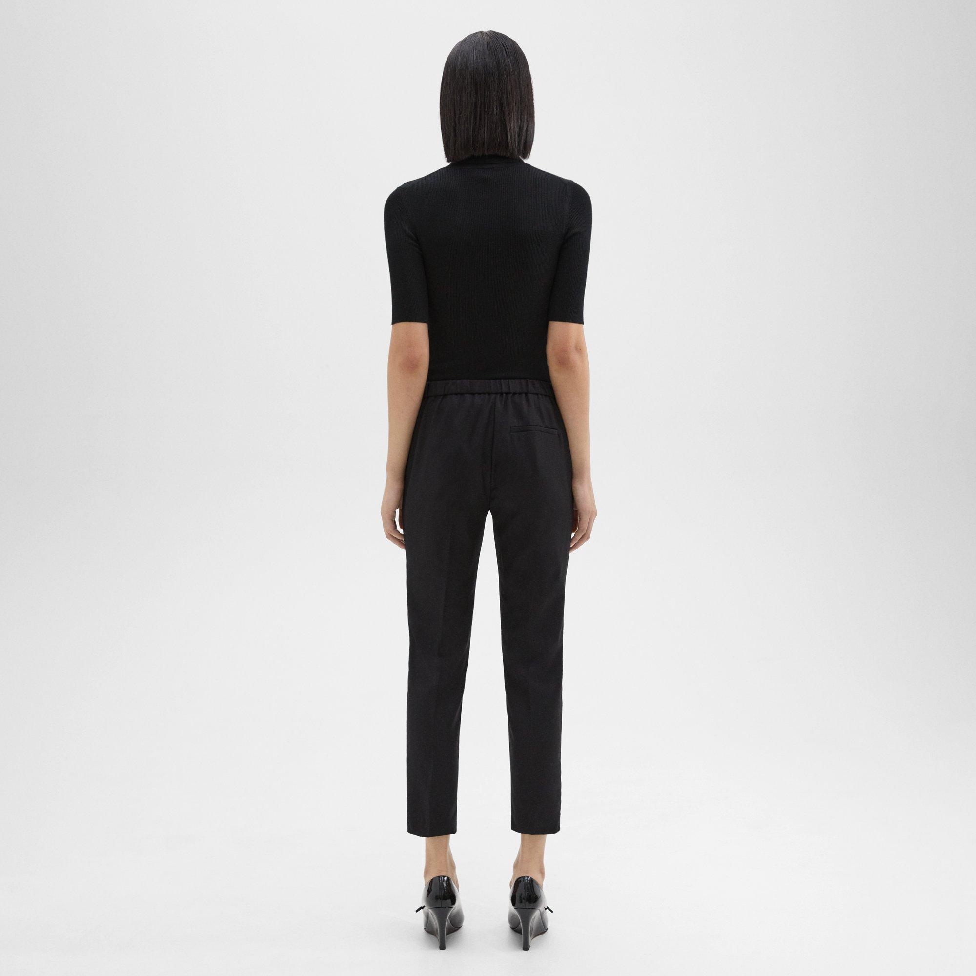 Treeca Pull-On Pant in Sleek Flannel - 4