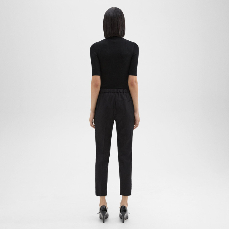 Theory Treeca Pull-On Pant in Sleek Flannel outlook