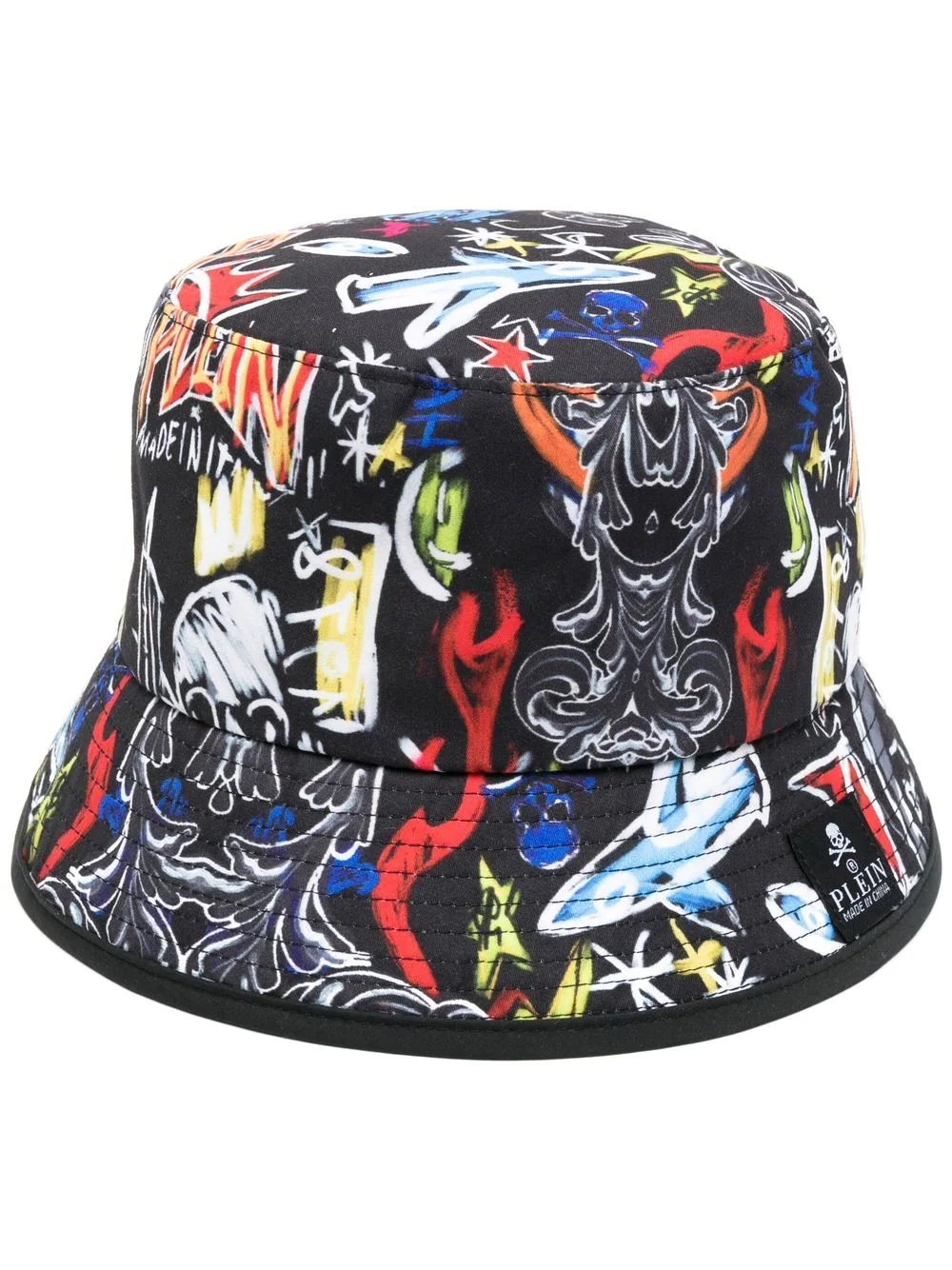 graphic-print bucket hat - 1