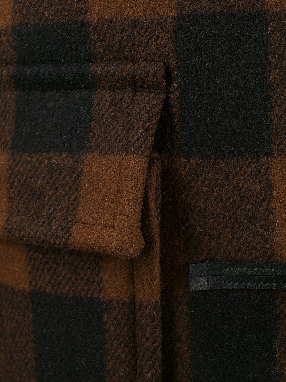 Weir buffalo check long coat - 7