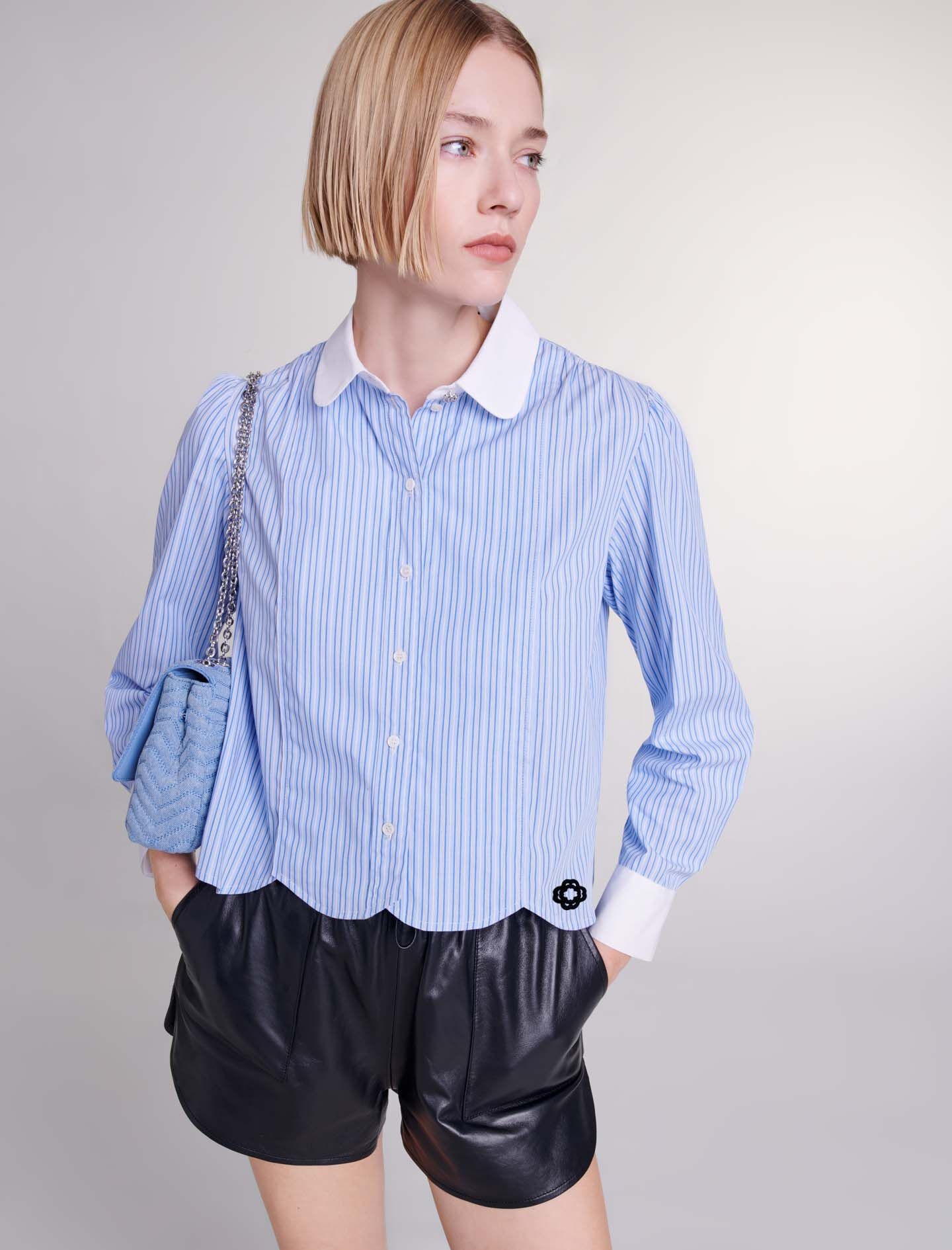 Contrast stripe shirt - 6