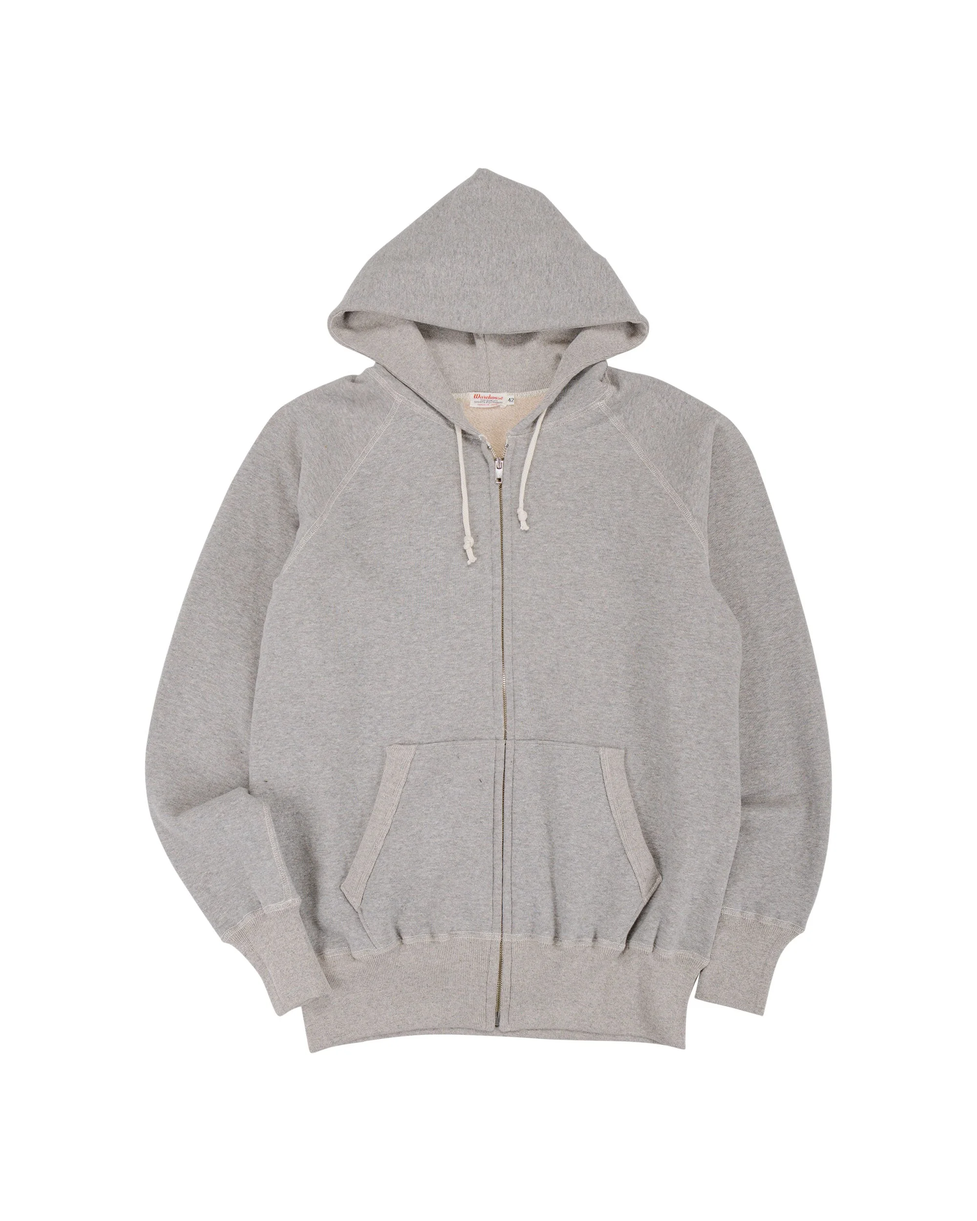 Lot. 496 Raglan Freedom Full Zip Hood Heather Gray - 1