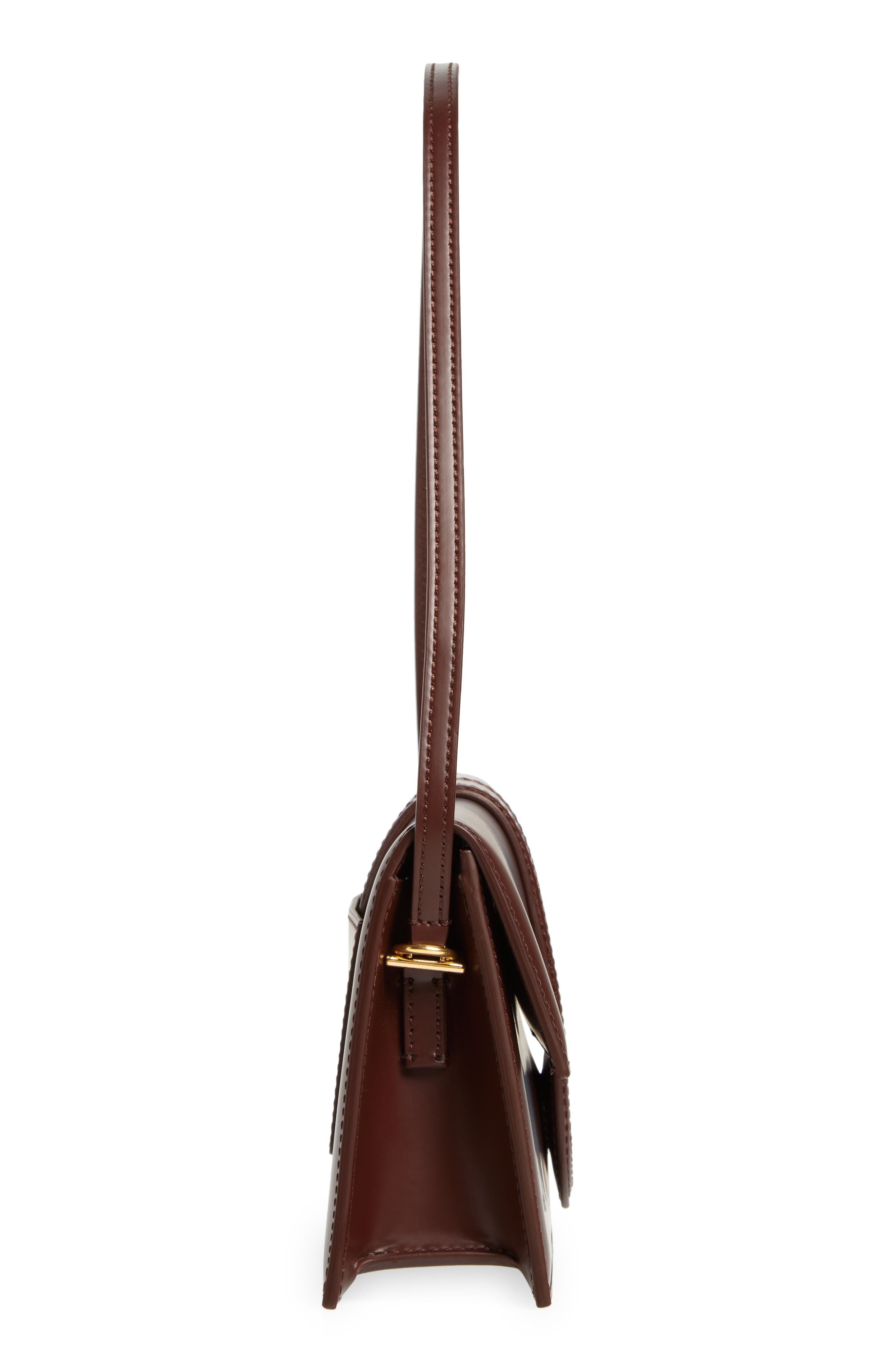 Long Le Bambino Leather Shoulder Bag - 6