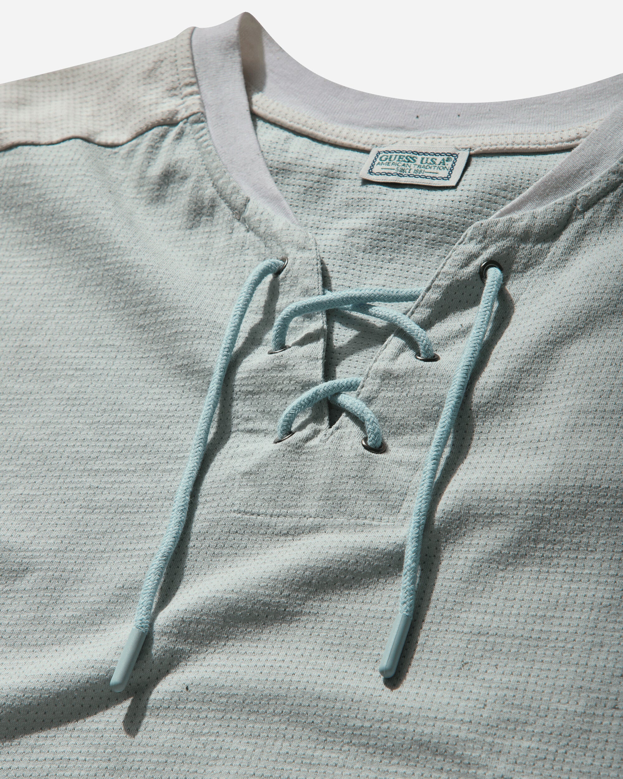 Women's Piqué Mesh T-Shirt Minty Green - 3