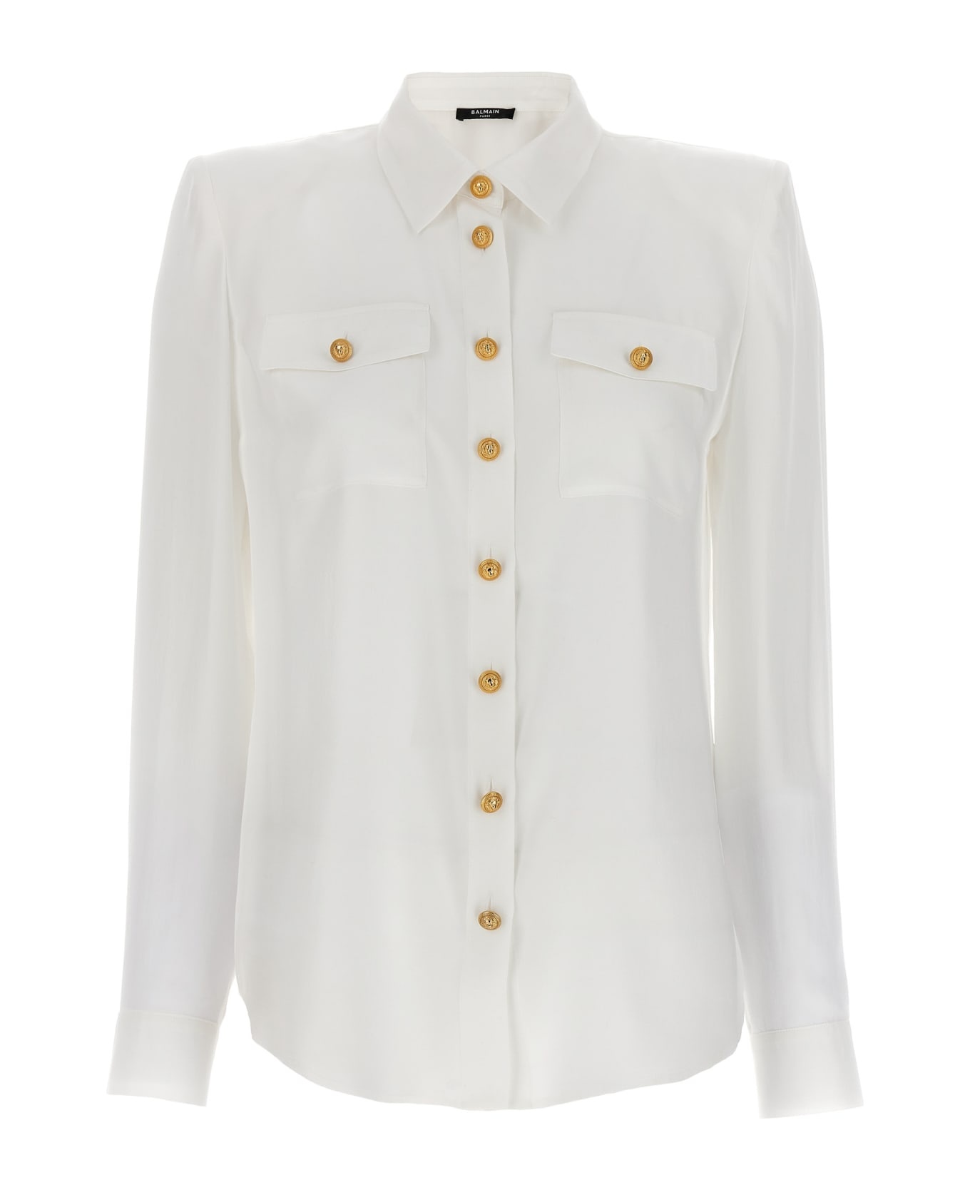 2 Pkts Crepe De Chine Buttoned Shirt - 1