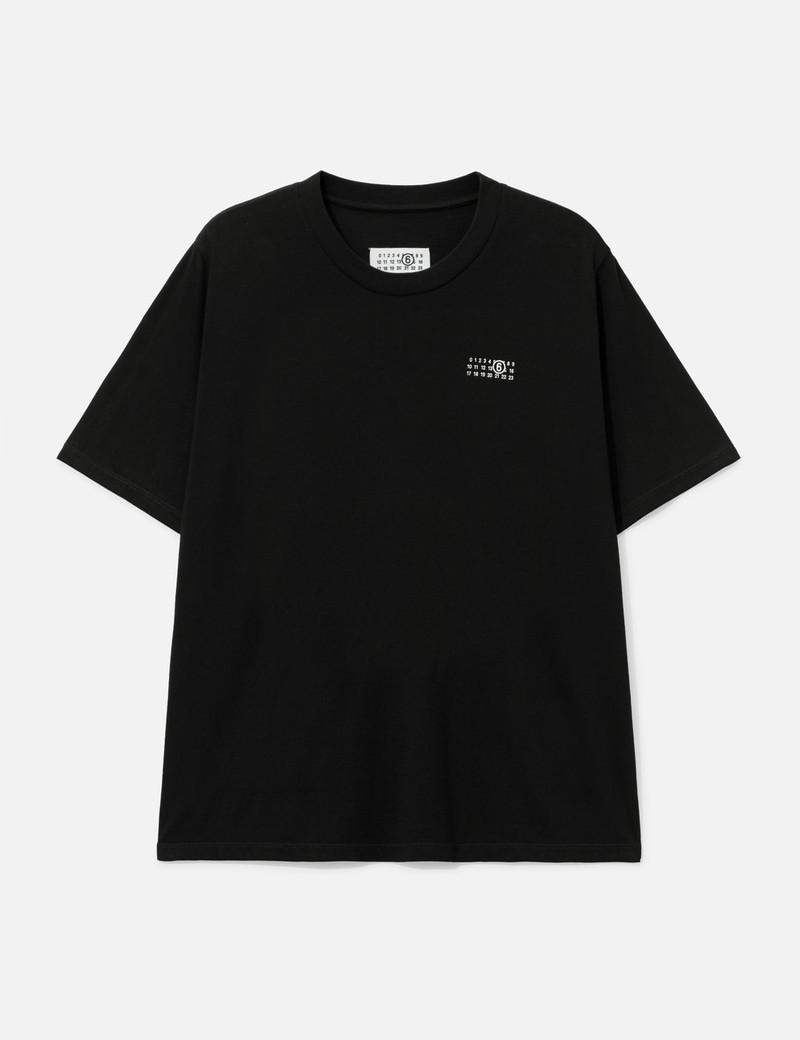 Mm6 메종 Margiela 숫자 로고 티셔츠 1