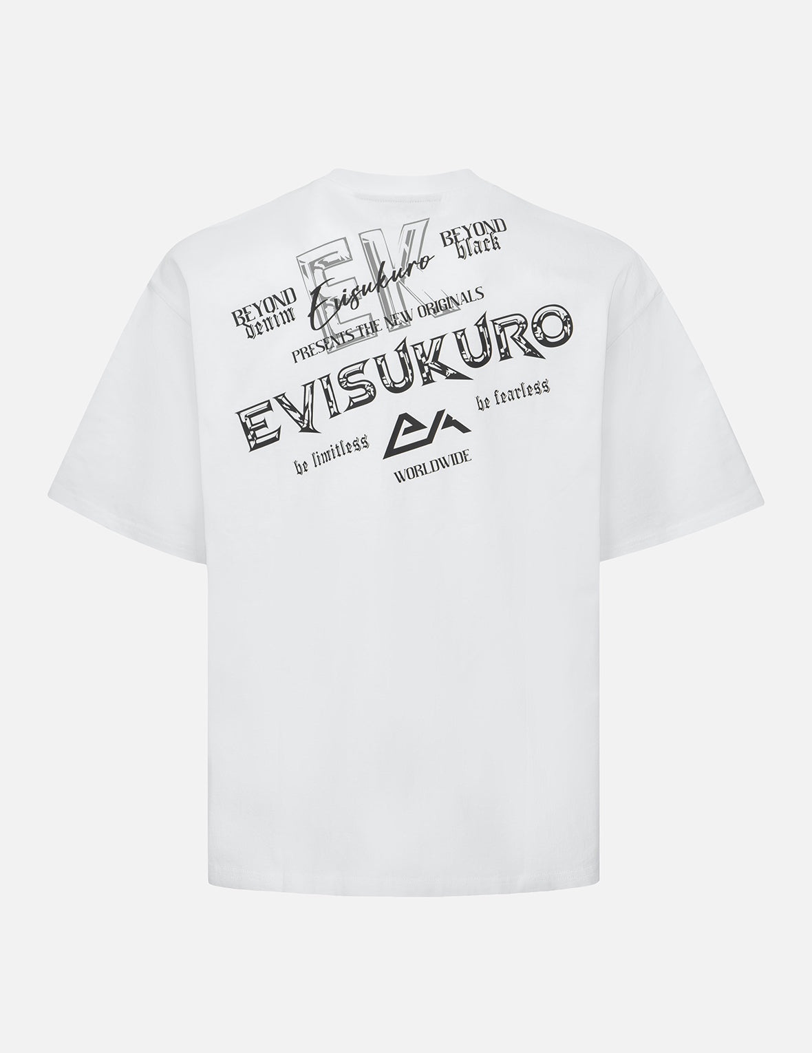 Logo and Slogan Prints Loose Fit T-shirt - 2
