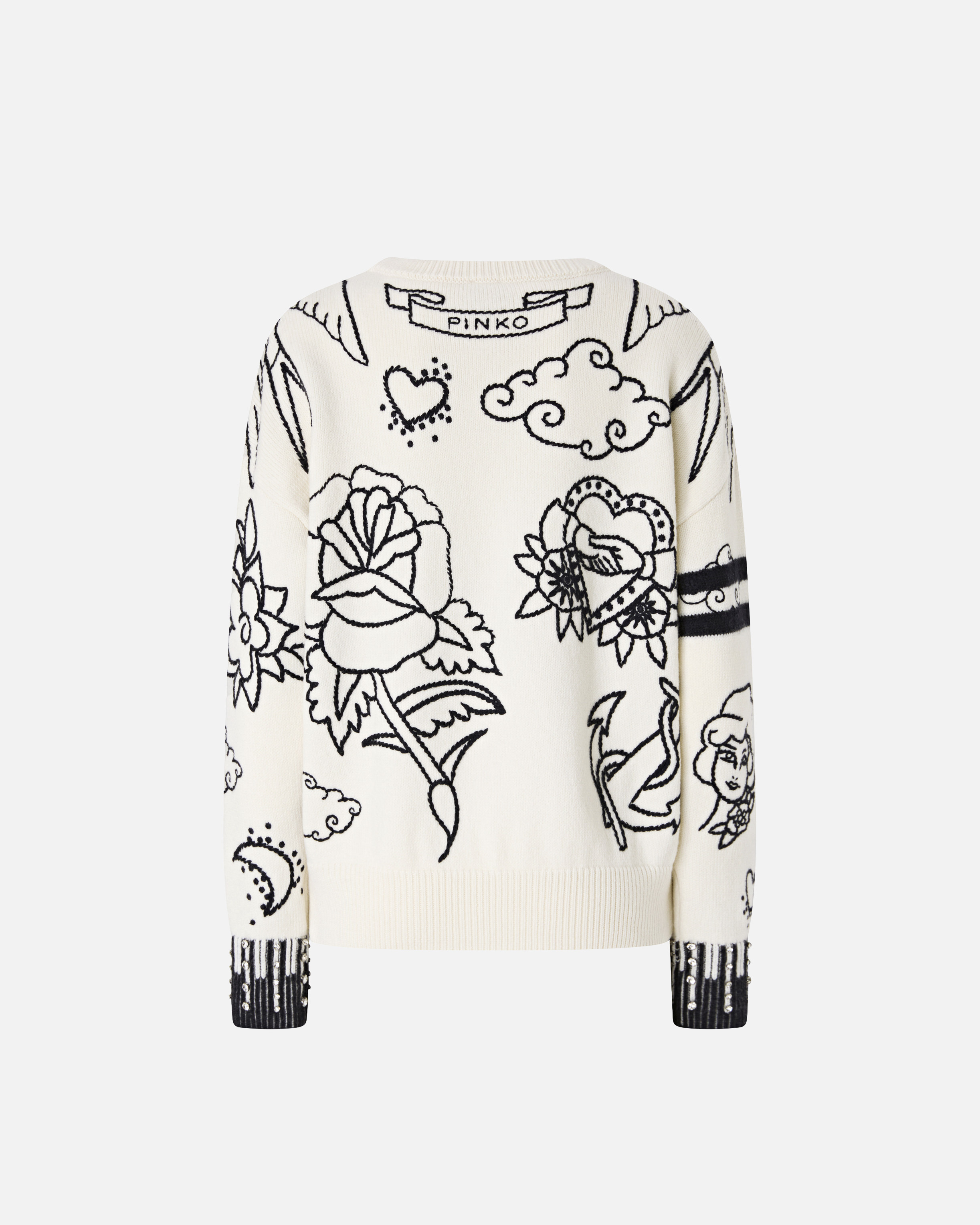 PATTERNED CREW-NECK SWEATER - 6