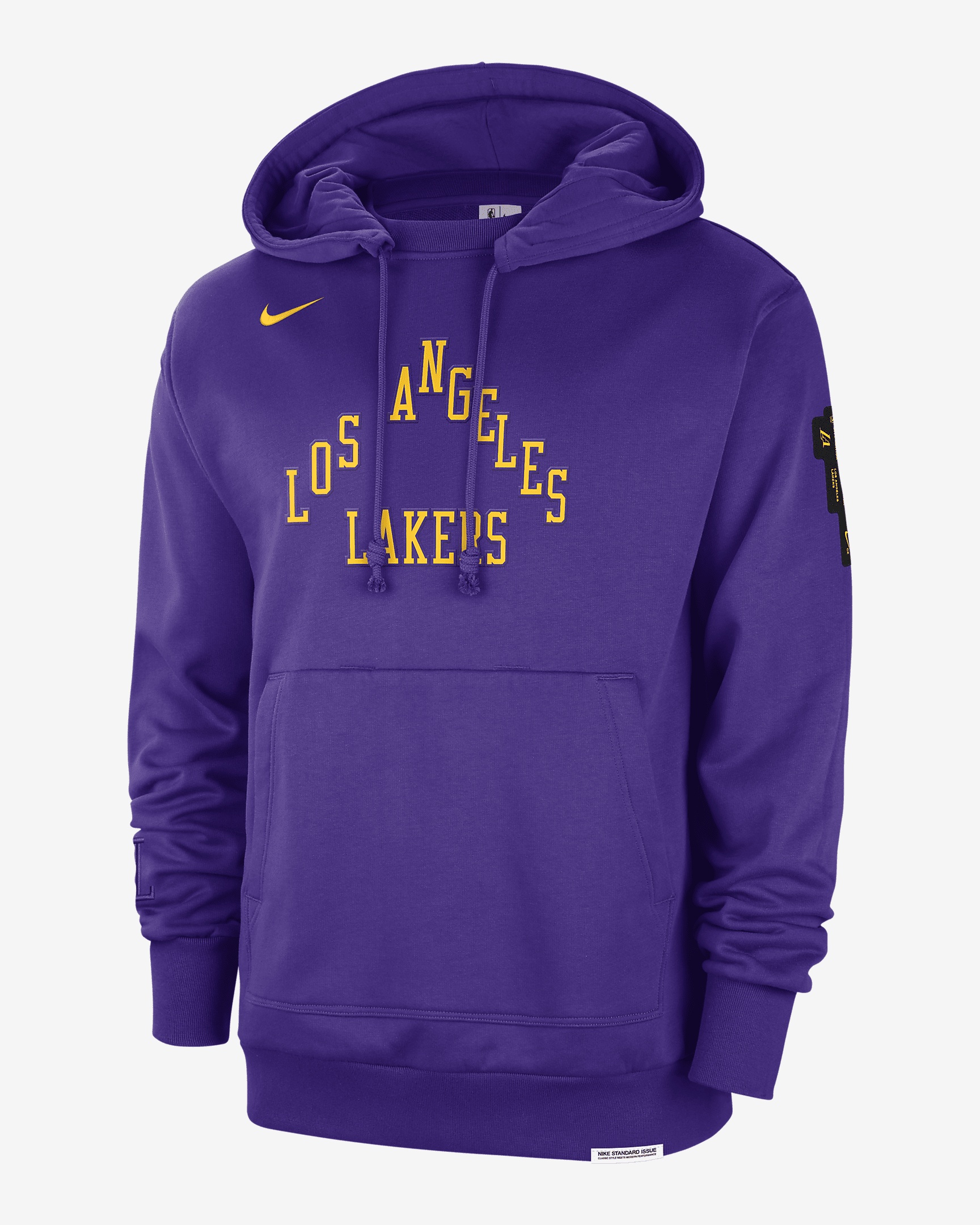 Los Angeles Lakers Standard Issue 2023/24 City Edition Nike Men's NBA Courtside Hoodie - 1