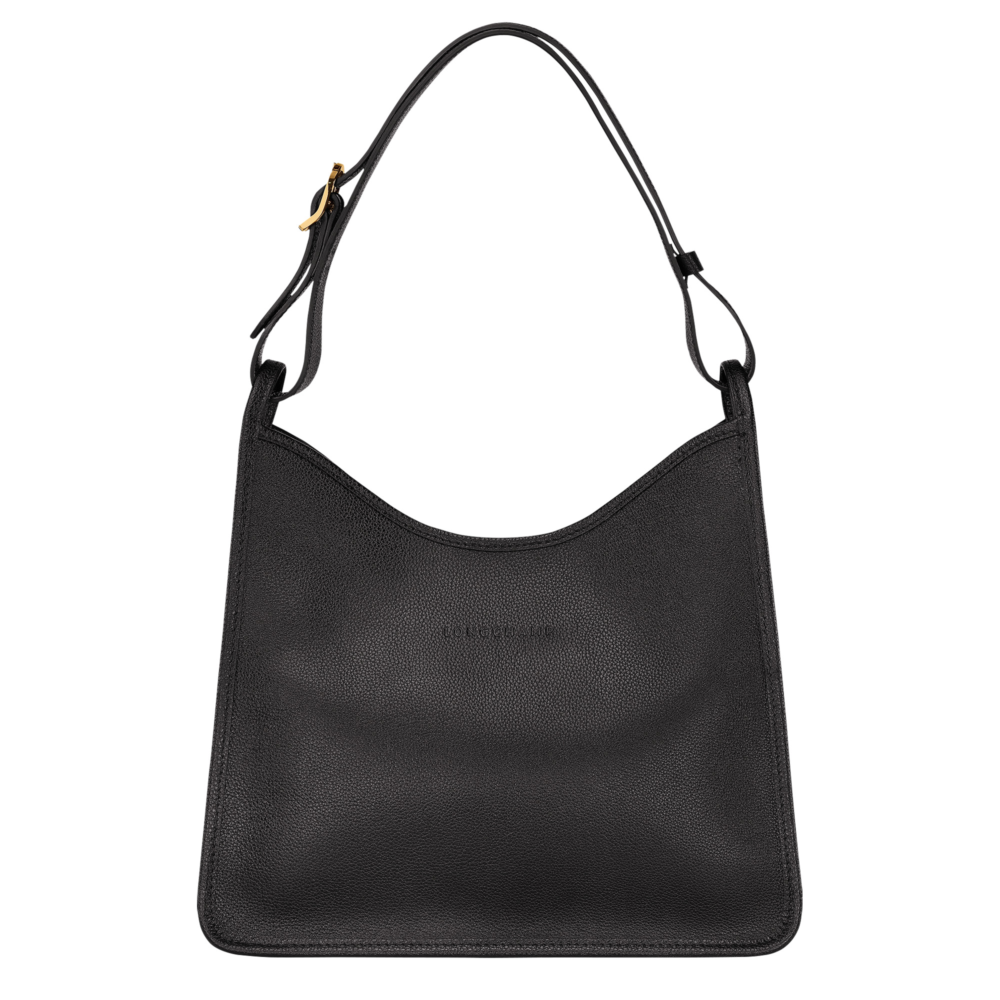 Longchamp Le Foulonné M Hobo bag Black - Leather