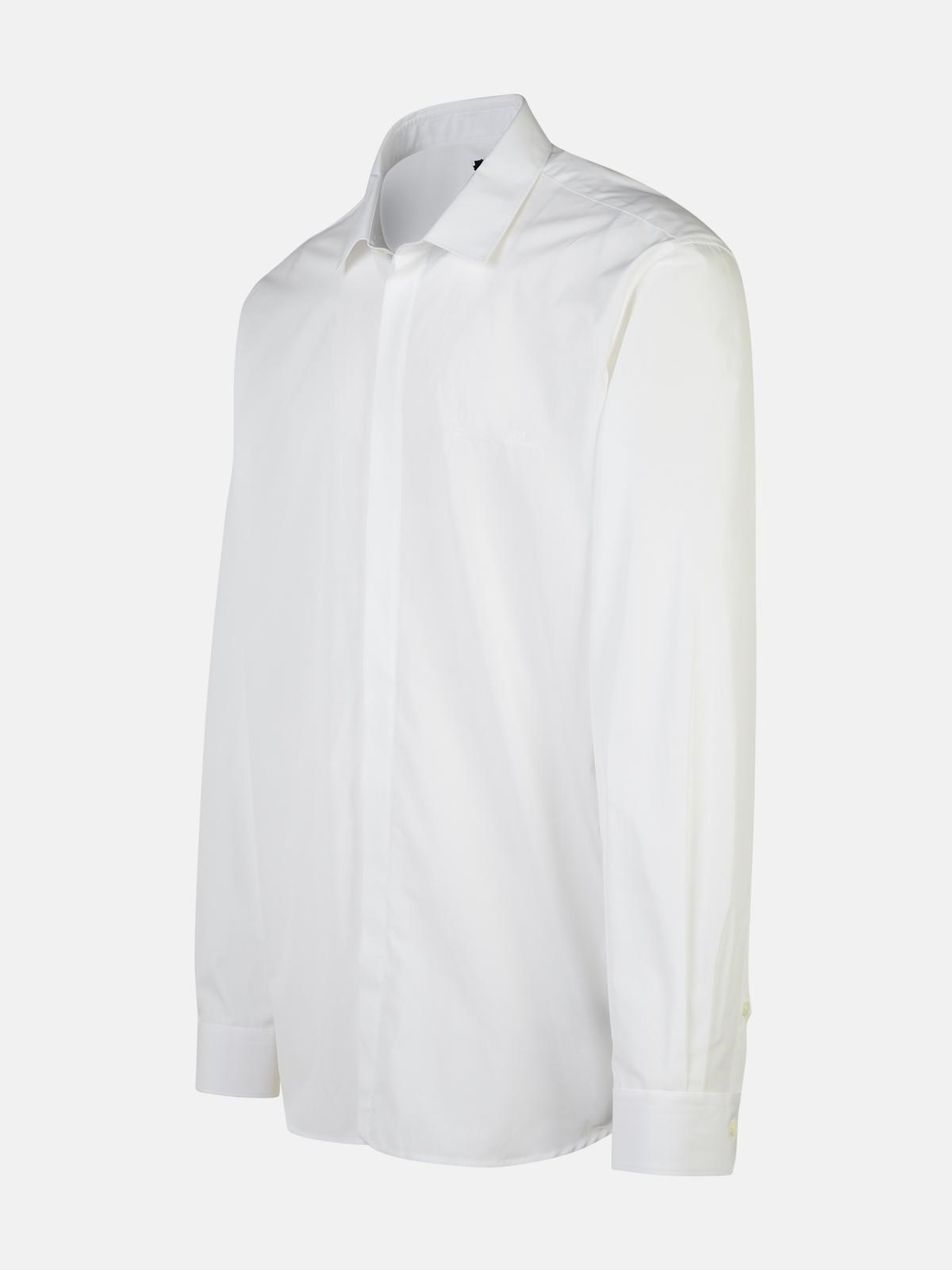 WHITE COTTON SHIRT - 2