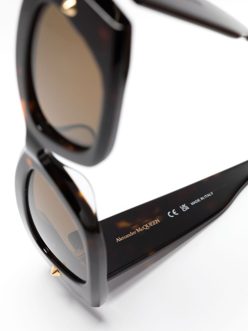 Spike Studs rectangular-frame sunglasses 3