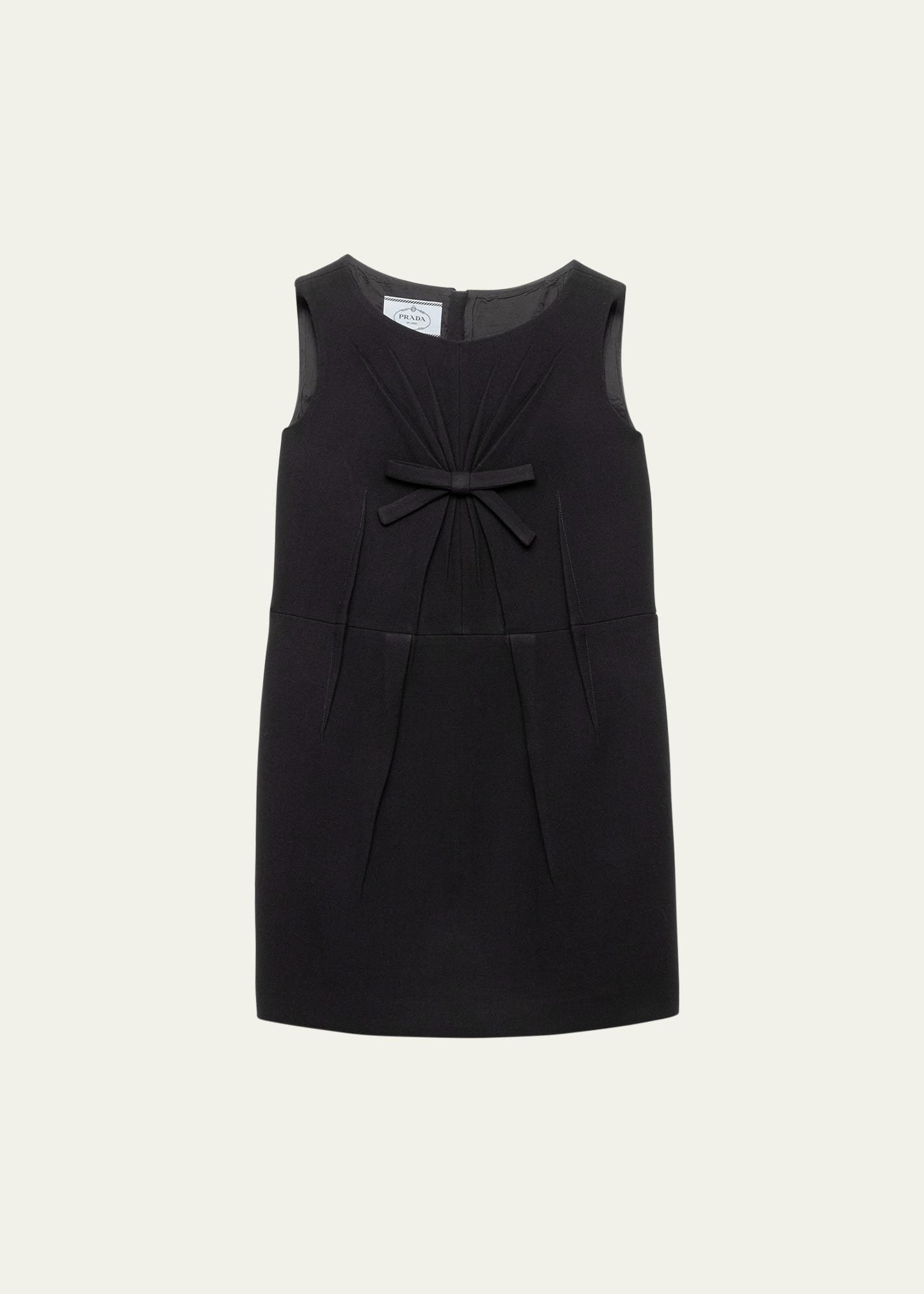 Natté Bow Sleeveless Mini Dress - 1