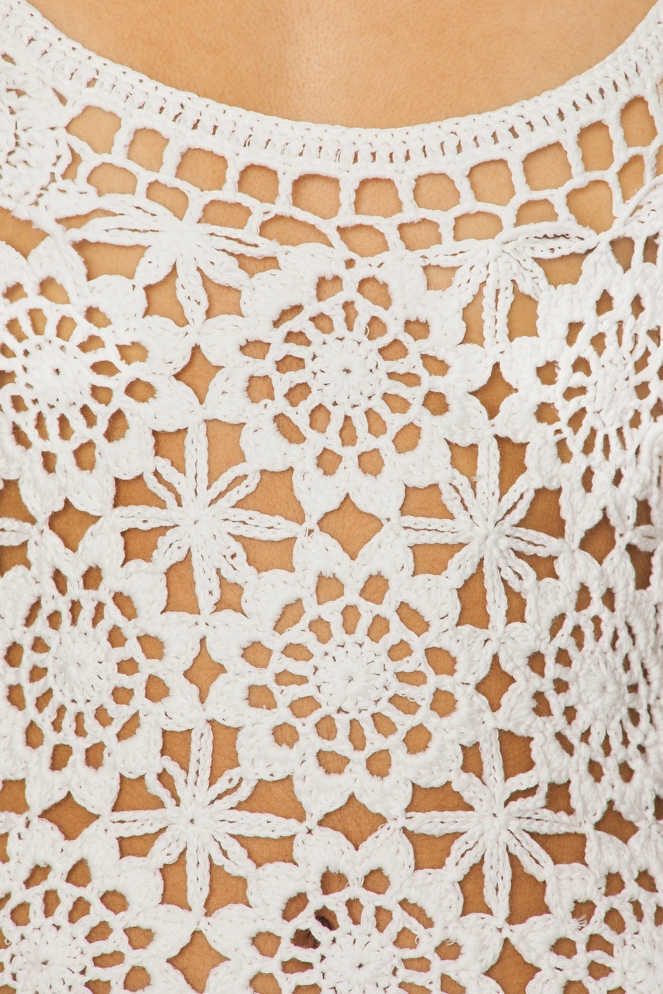 Sunshine Crochet Mini Dress - 4