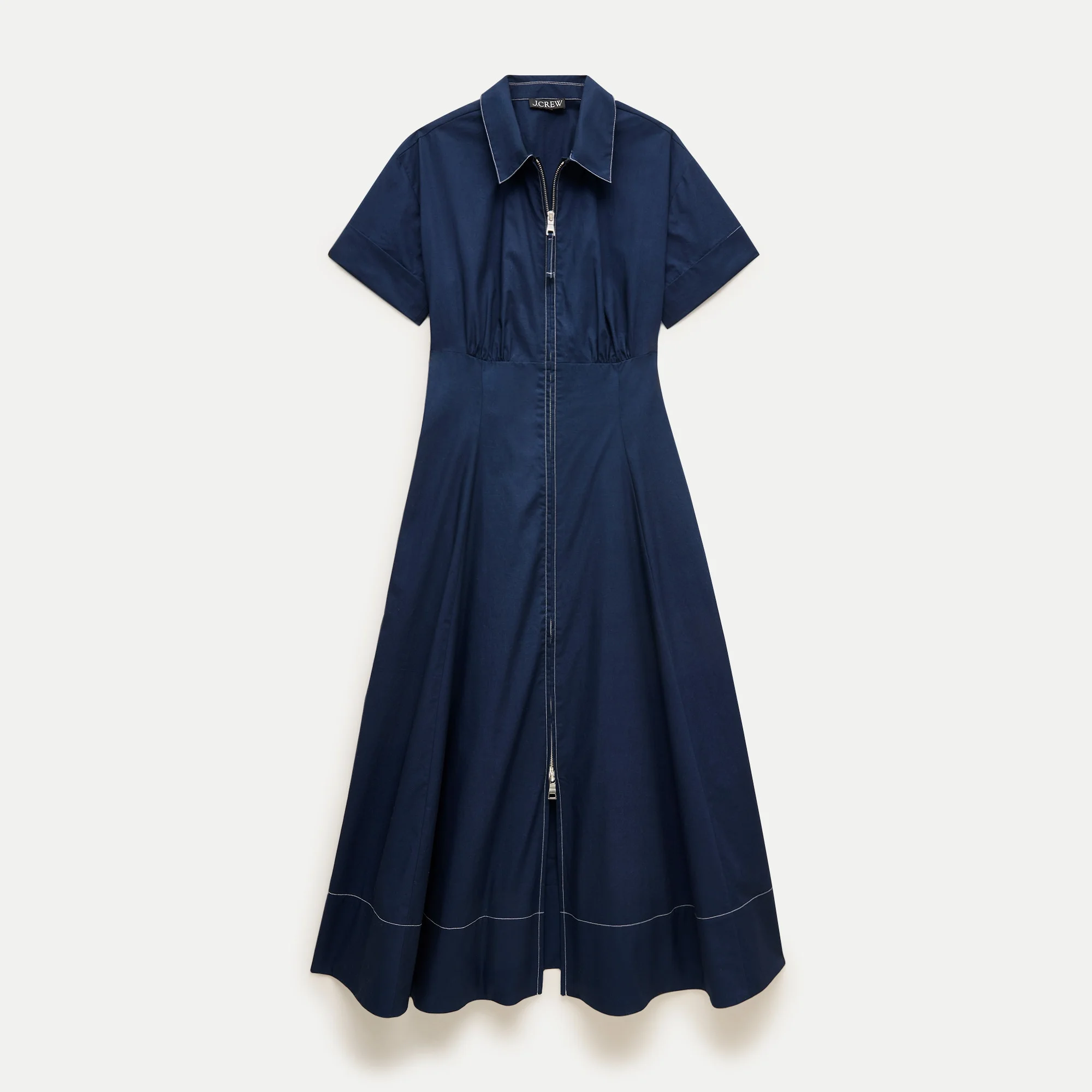 Arden shirt-dress in cotton poplin - 1