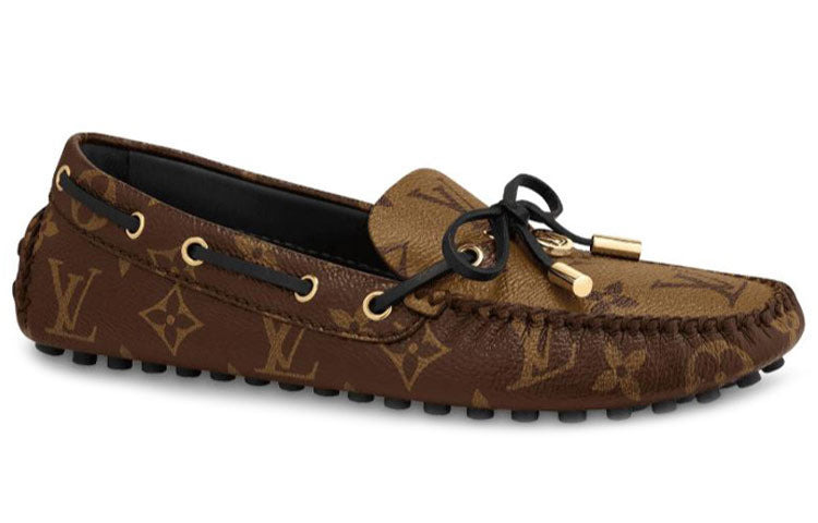 (WMNS) LOUIS VUITTON Gloria Flat Loafers 'Brown Monogram' 1A65IV - 2